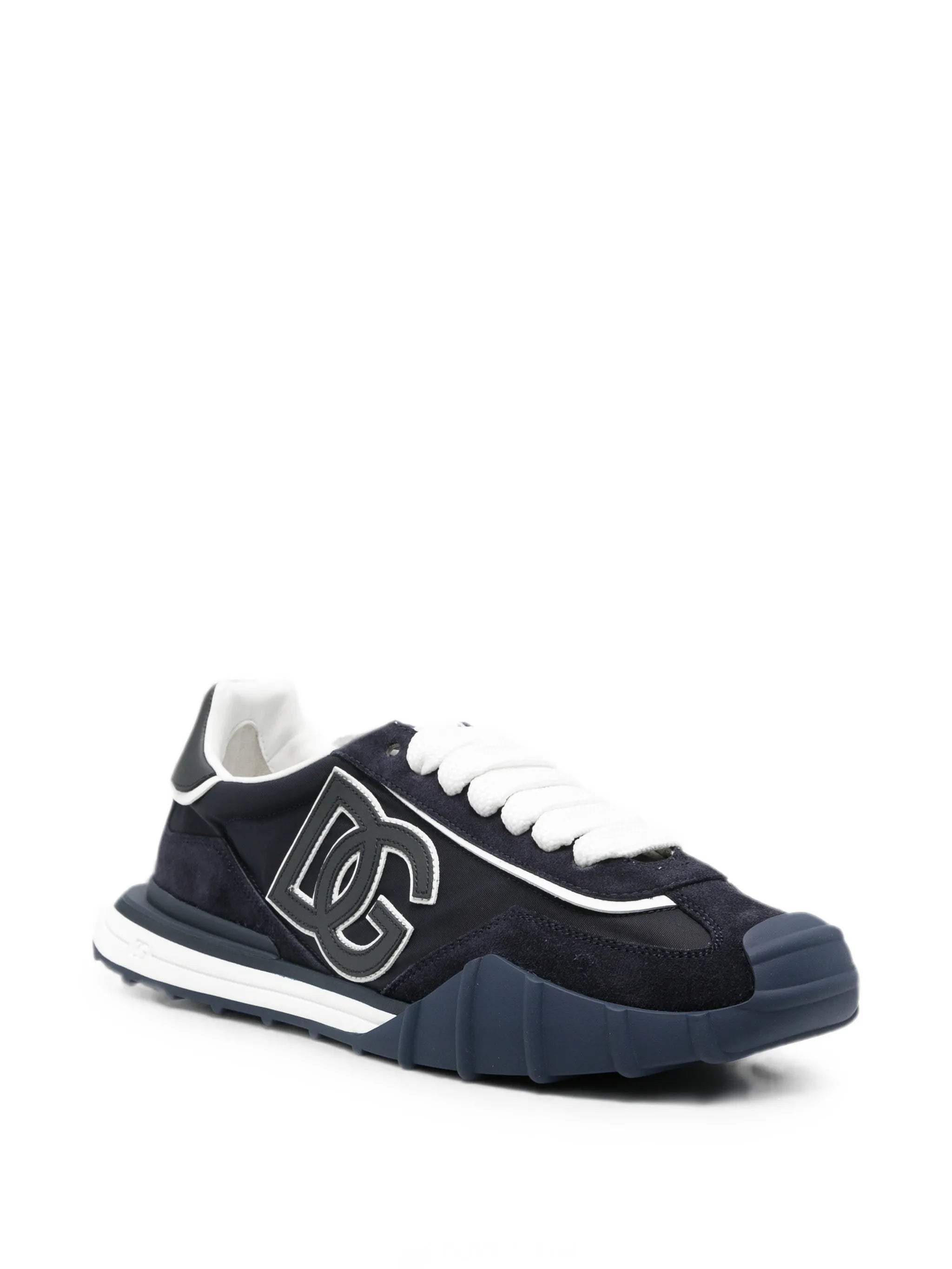 DG-logo lace-up sneakers