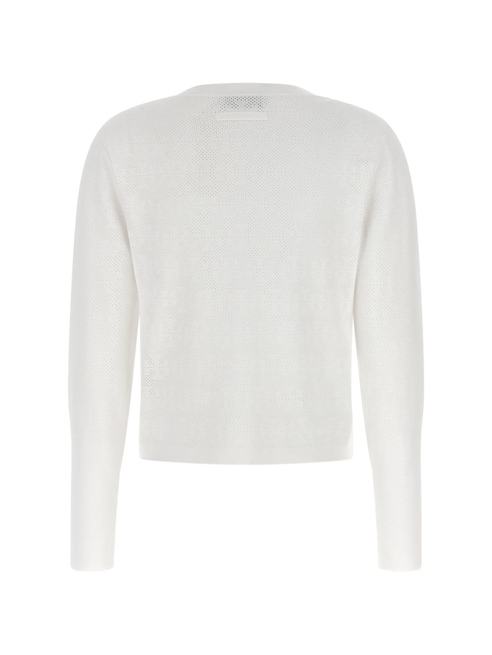 pointelle cardigan