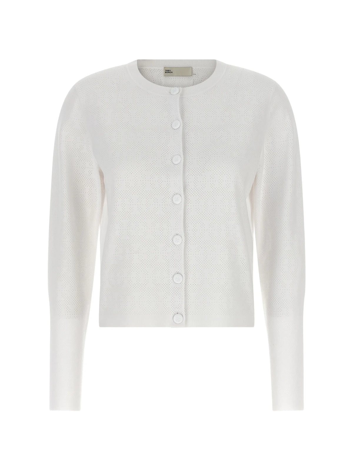 pointelle cardigan