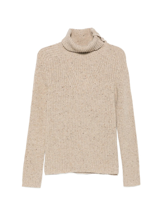 Joey ribbed-knit roll-neck sweater