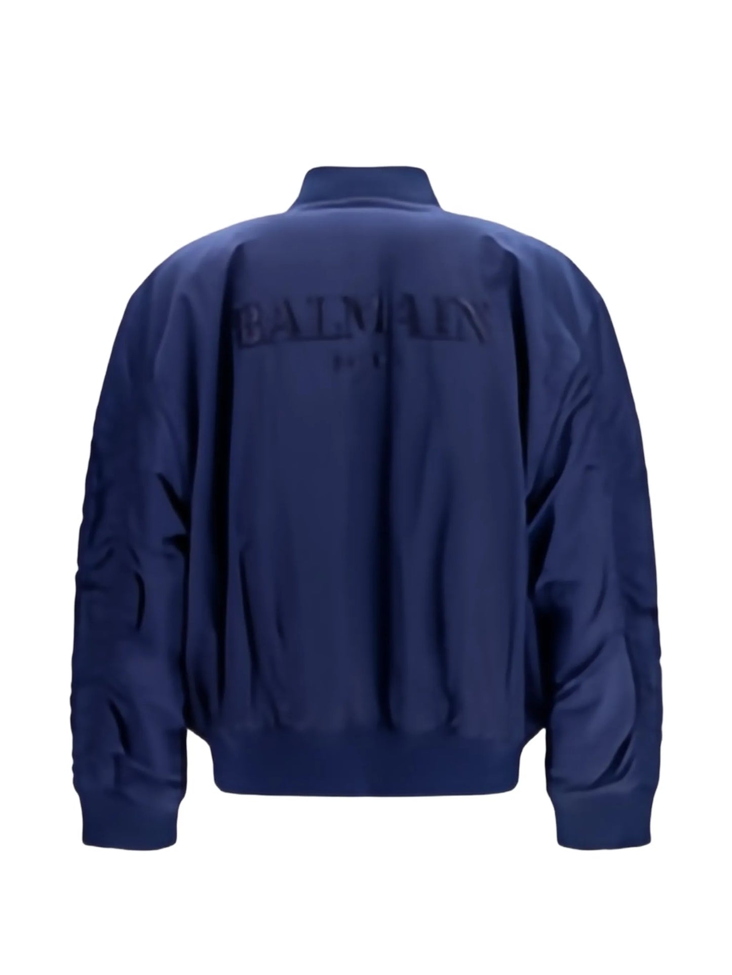 logo-embroidered bomber jacket