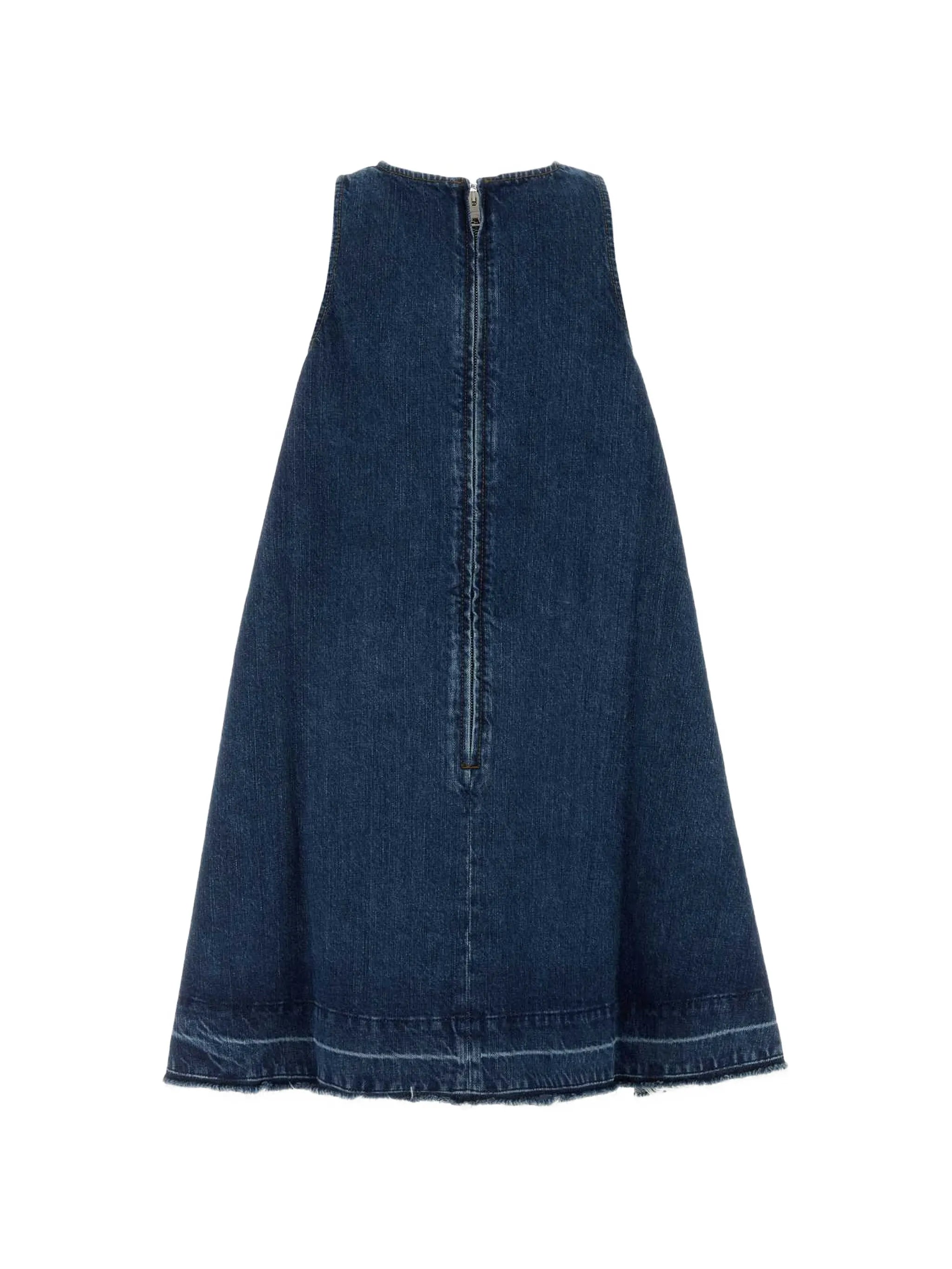 mini dress in denim