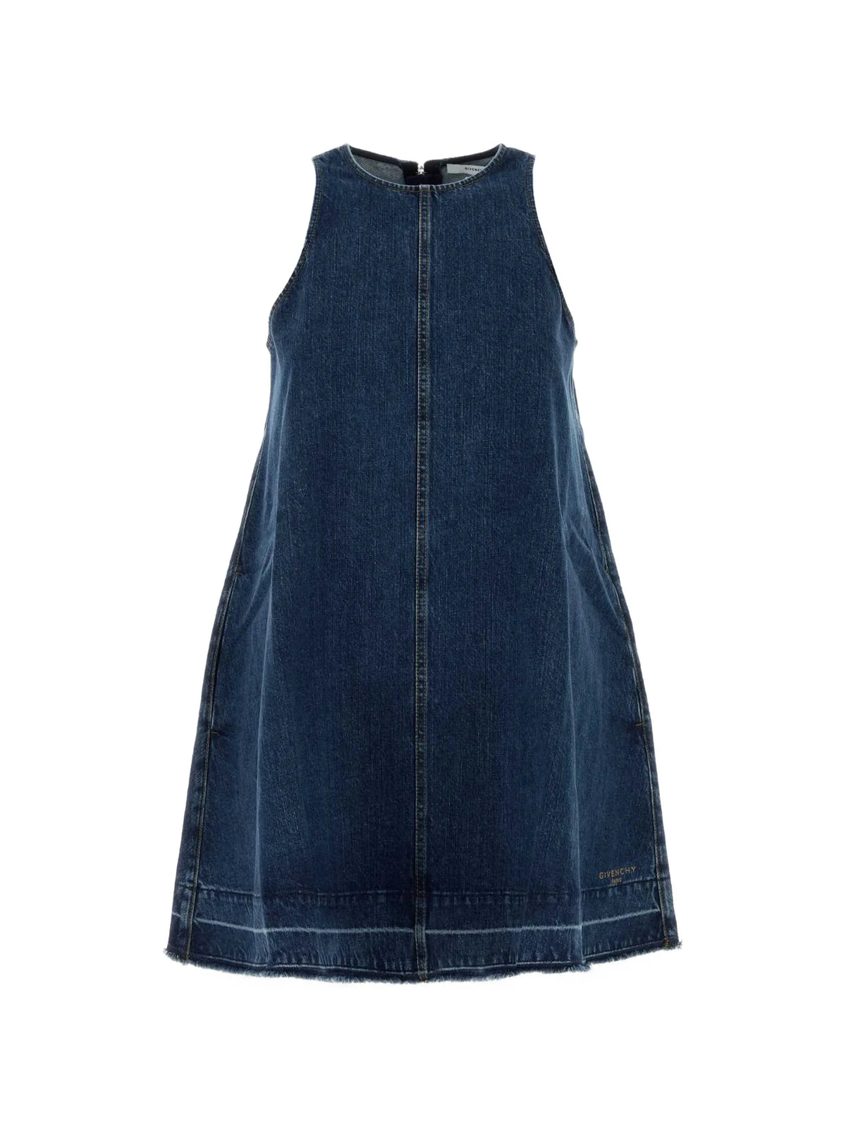 mini dress in denim