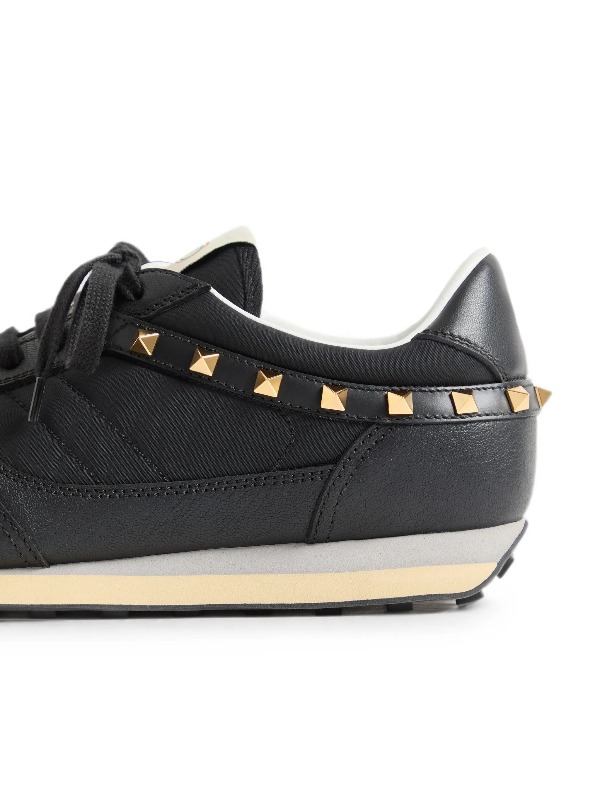 Stud Up sneaker an leather And nylon