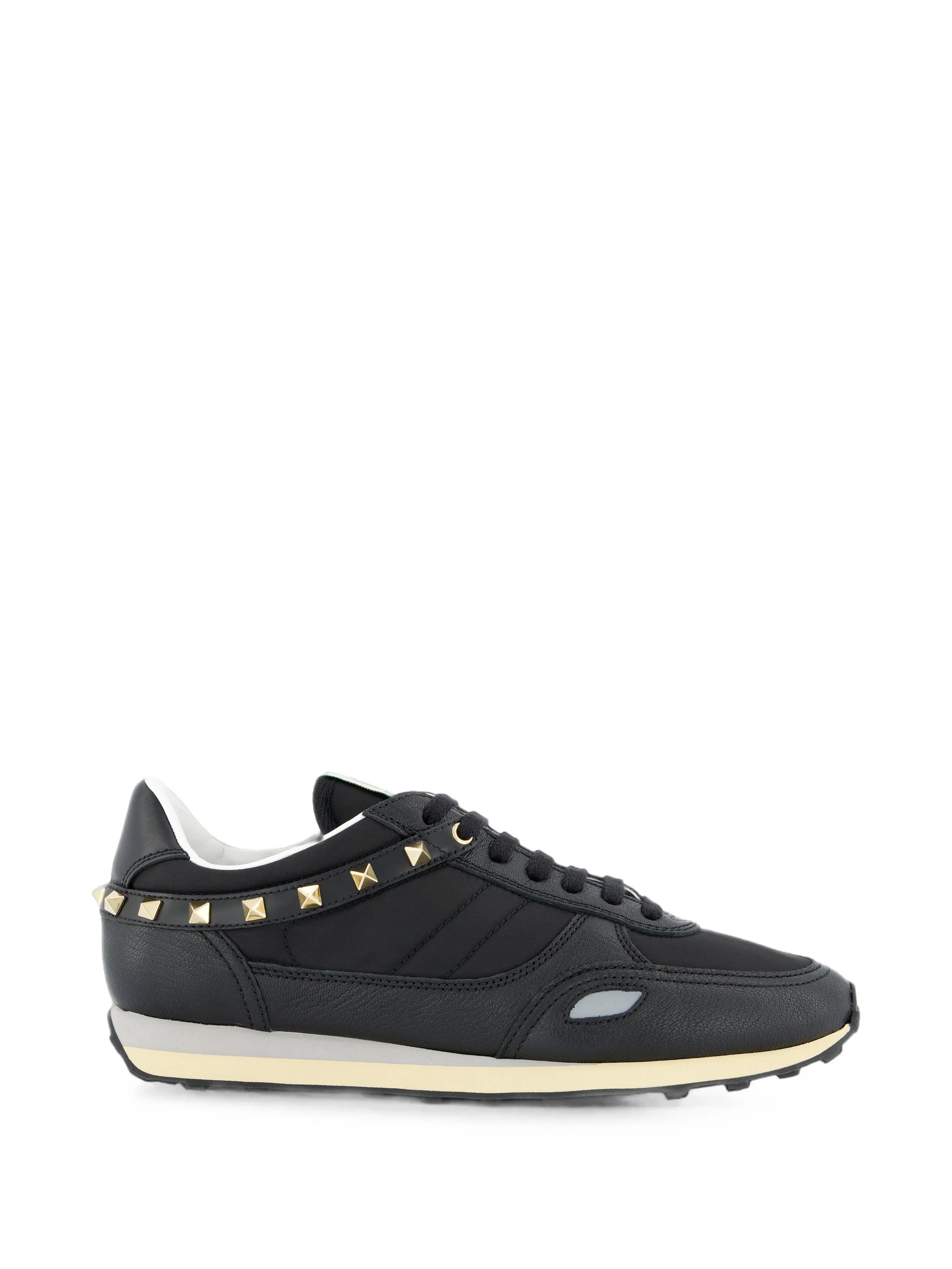 Stud Up sneaker an leather And nylon