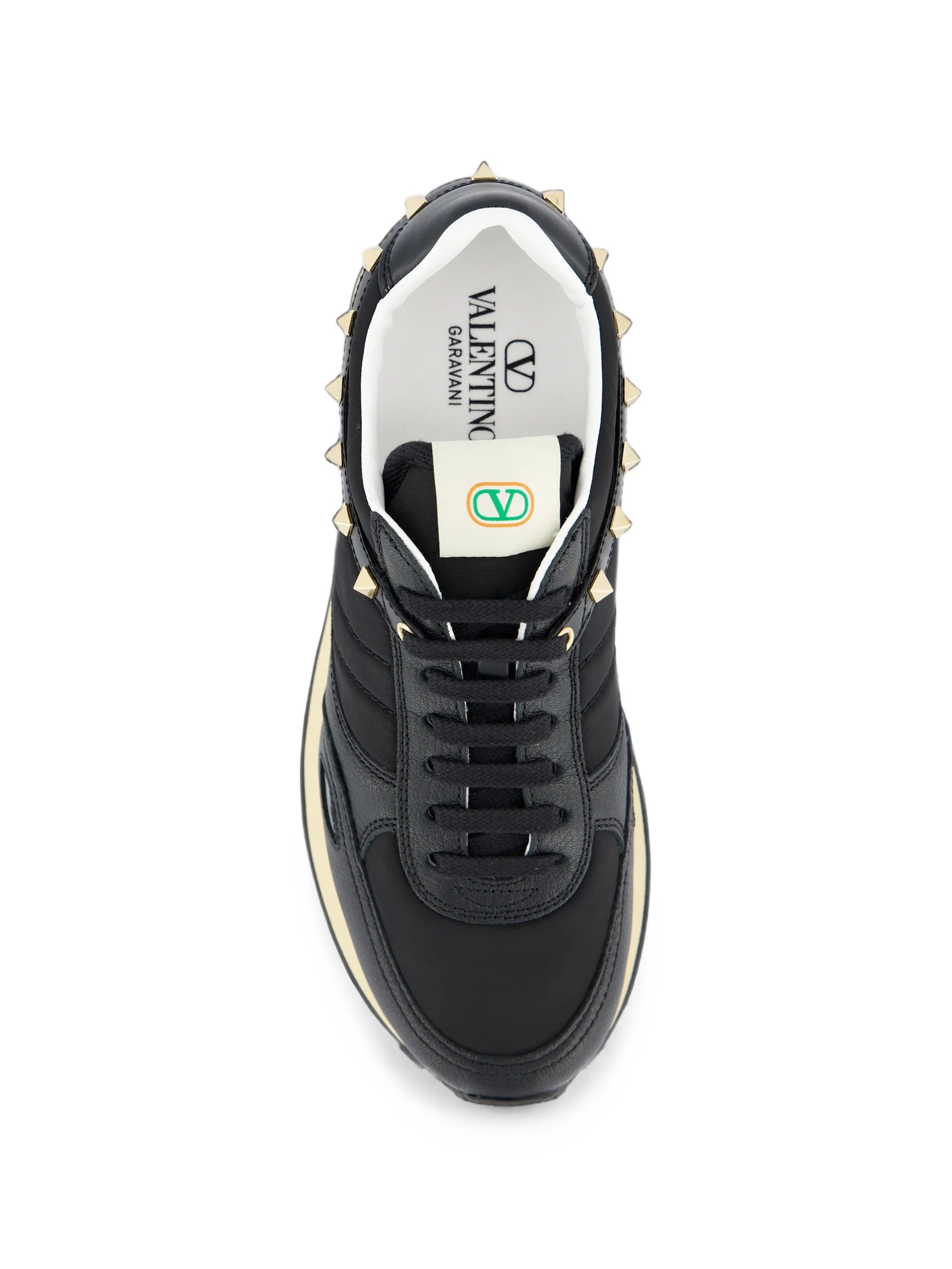 Stud Up sneaker an leather And nylon