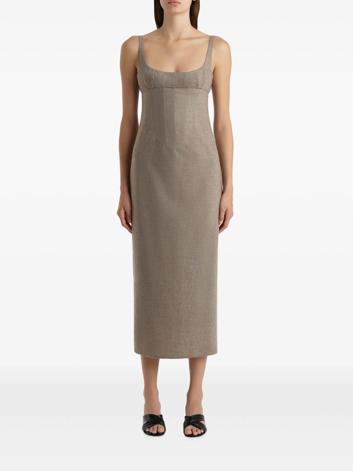 Lotte dress in sepia