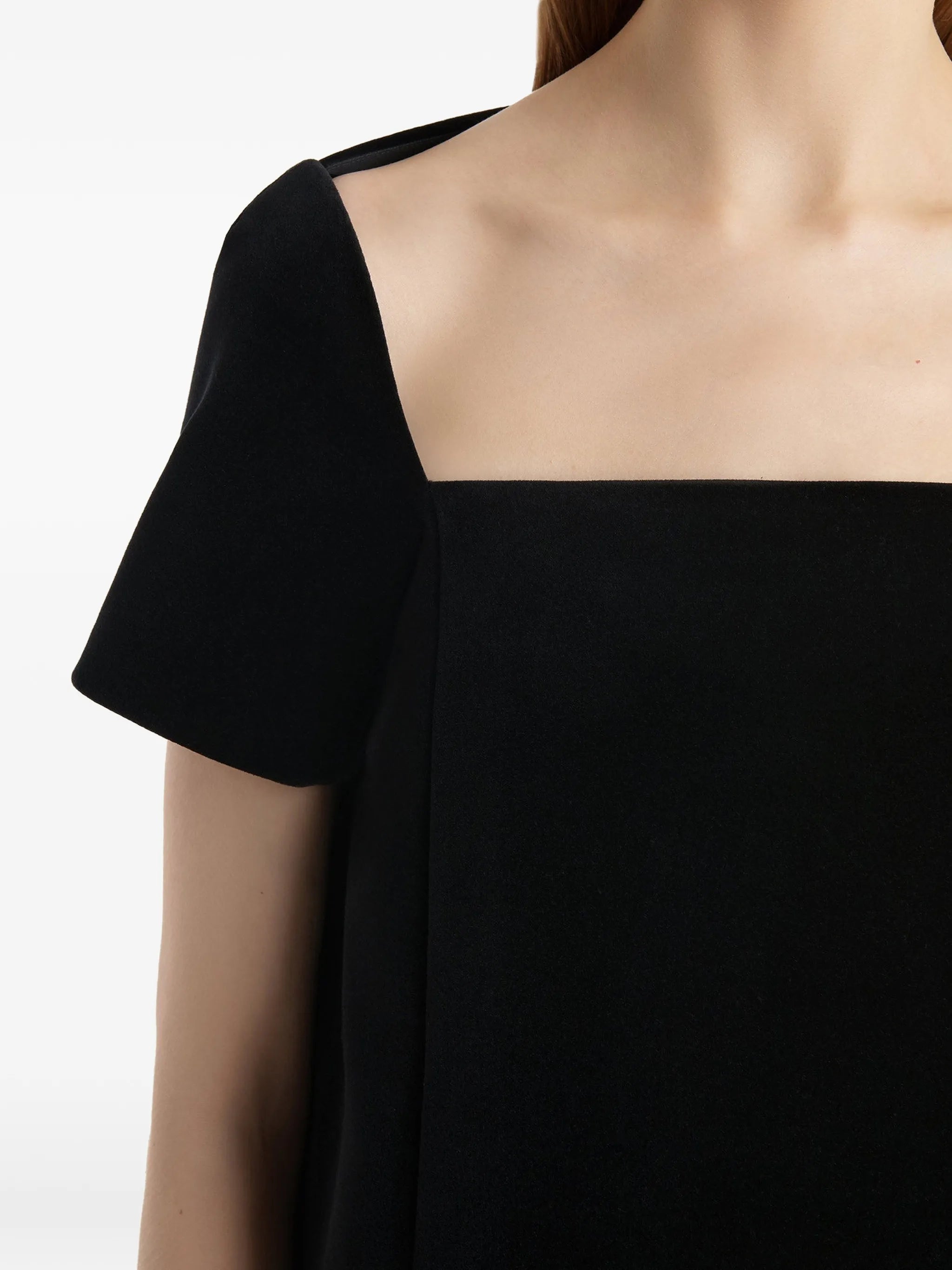 Benji dress in black velvet