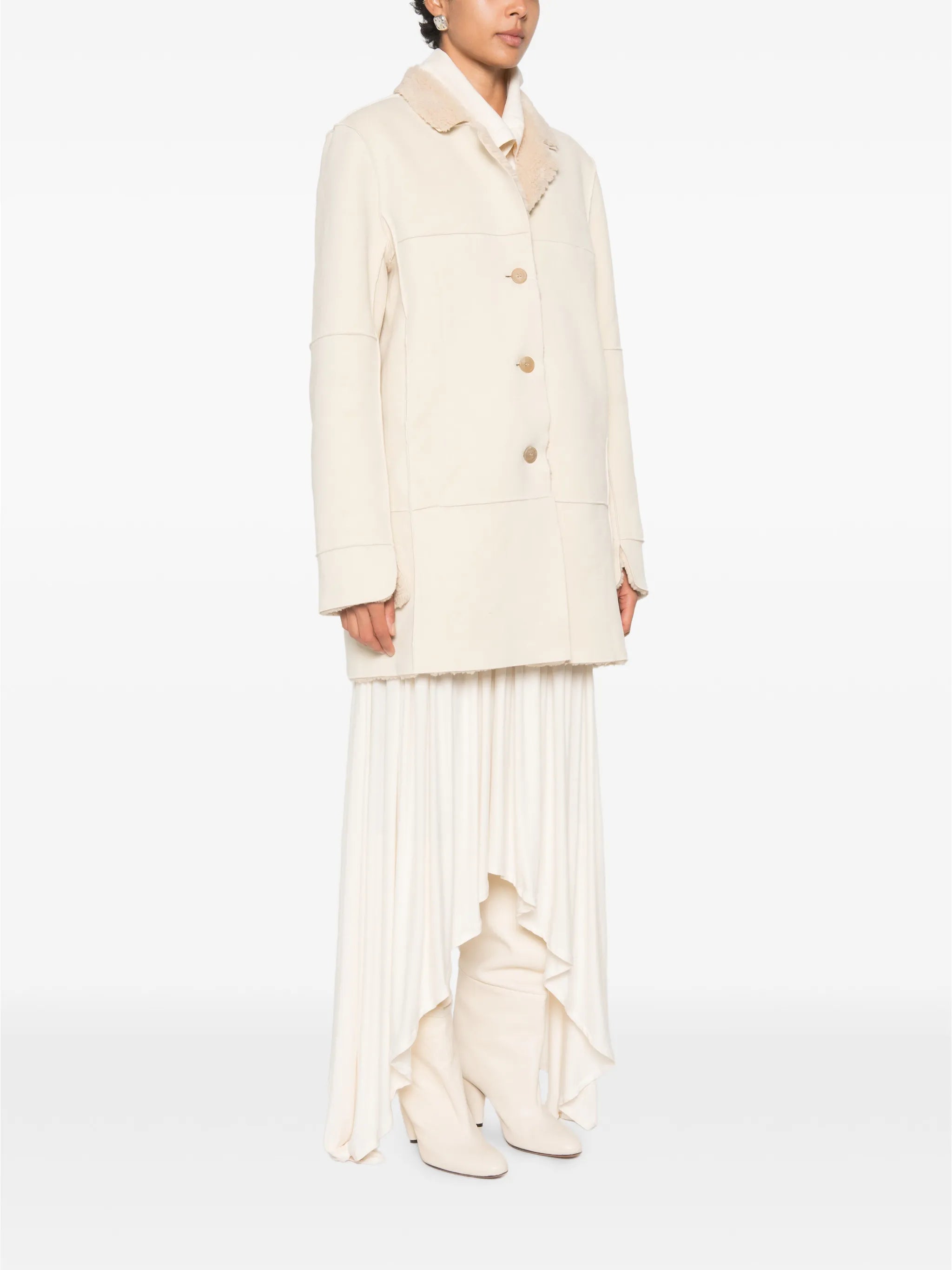 Odera reversible shearling coat
