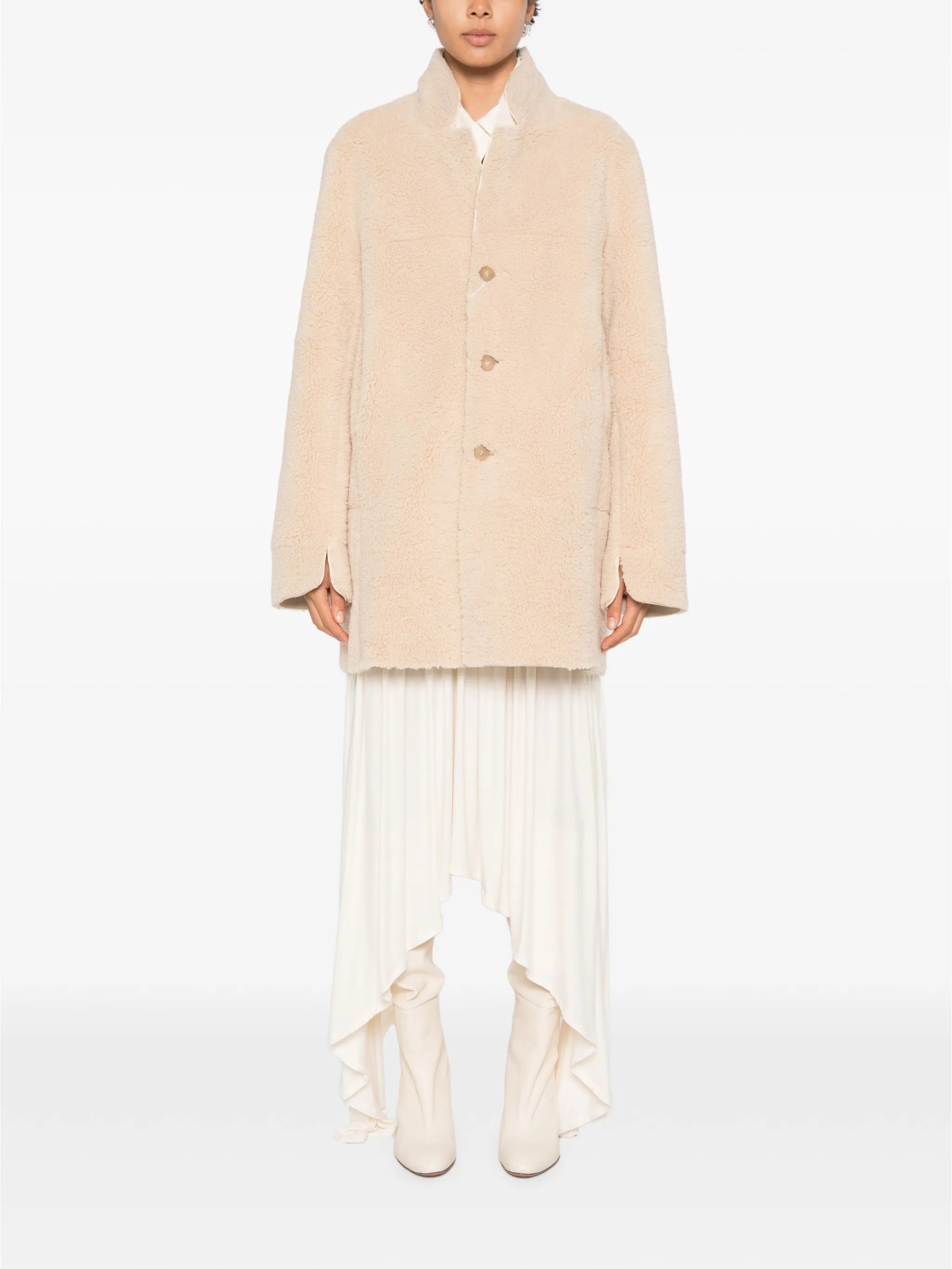 Odera reversible shearling coat