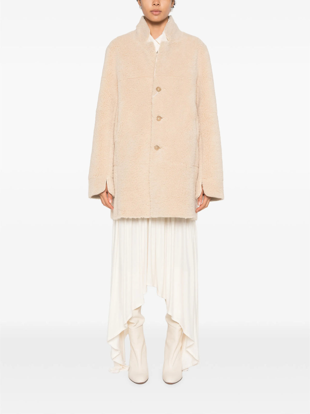 Odera reversible shearling coat