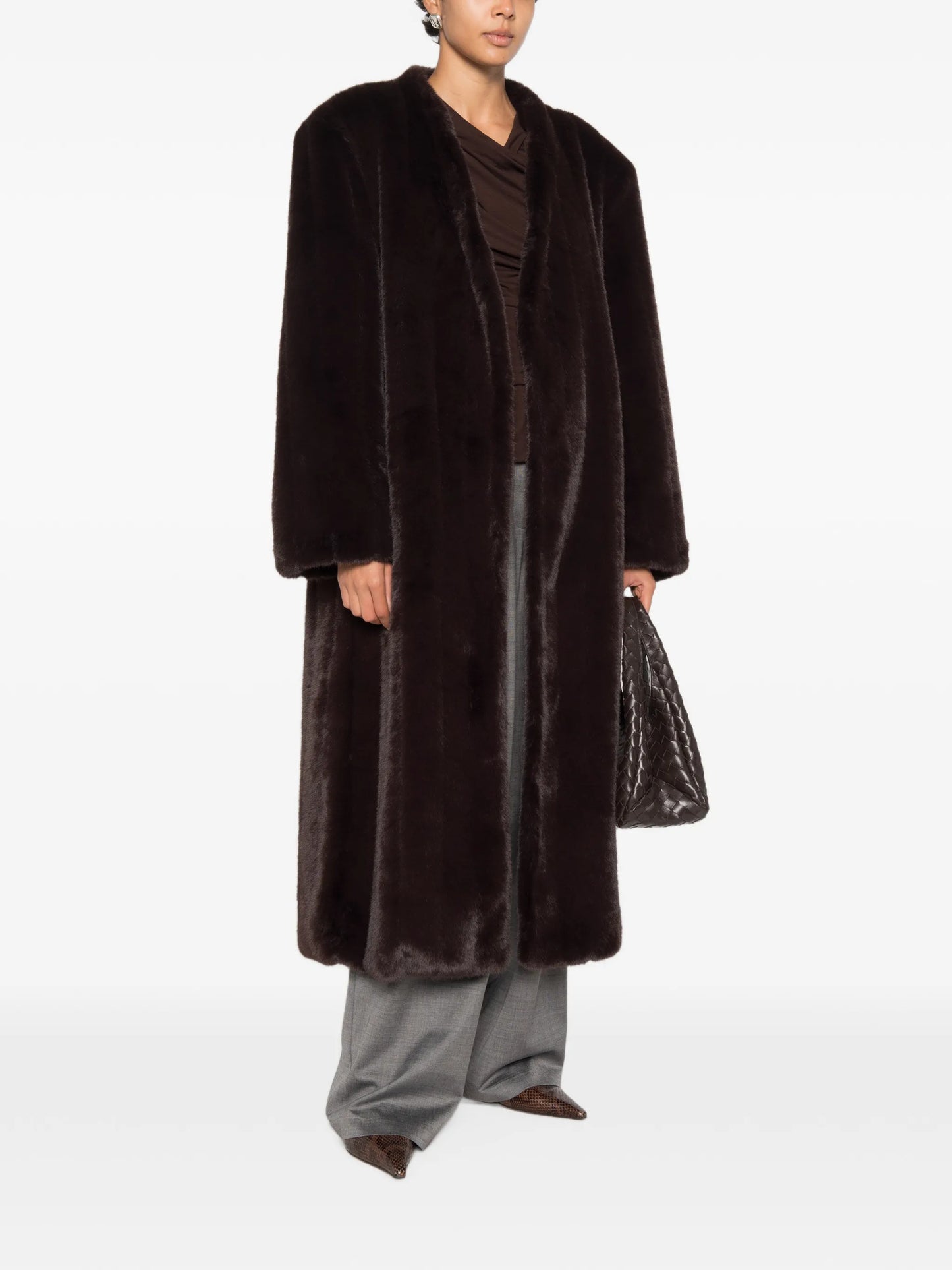 Dhanila faux-fur coat