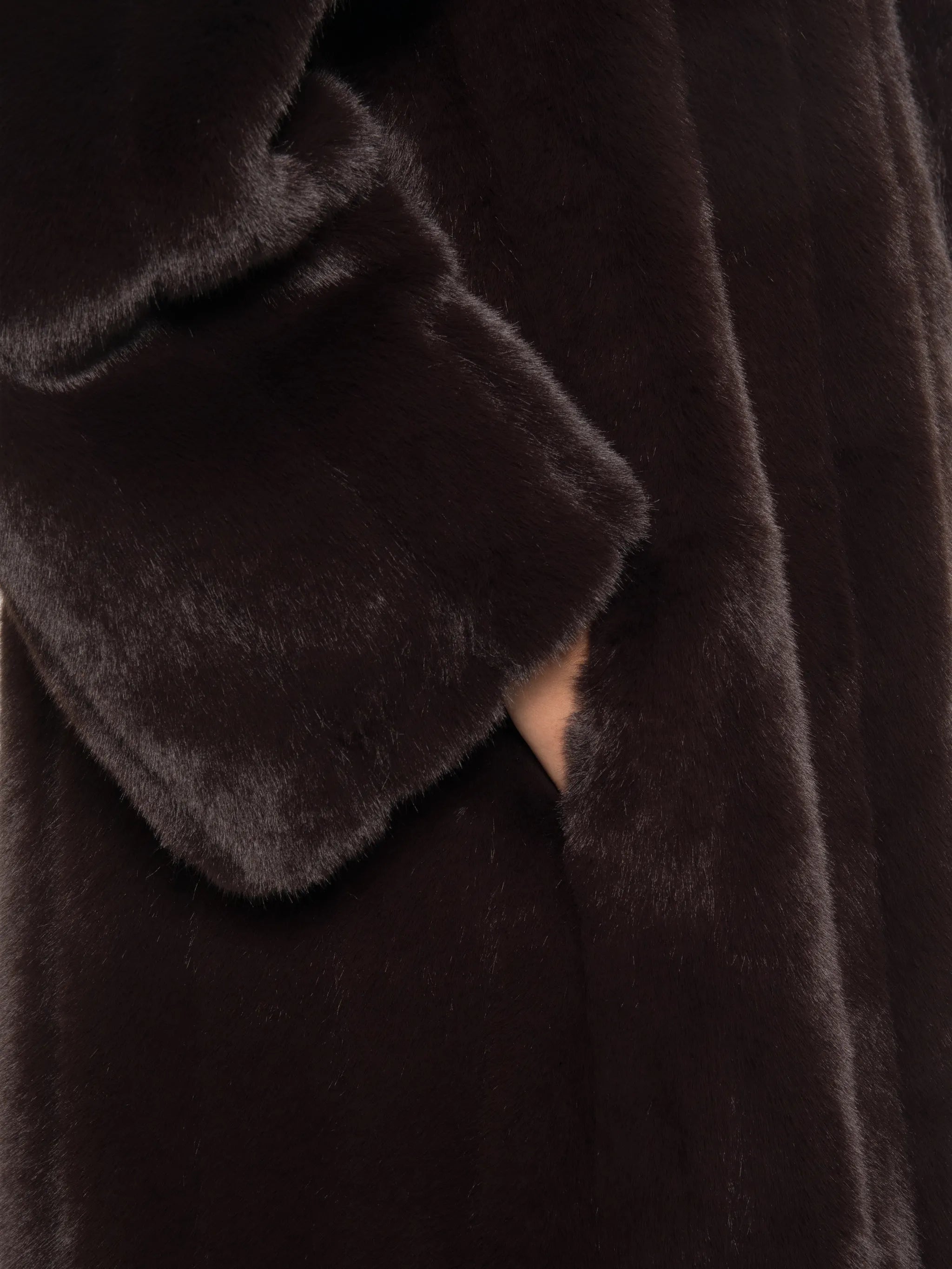 Dhanila faux-fur coat