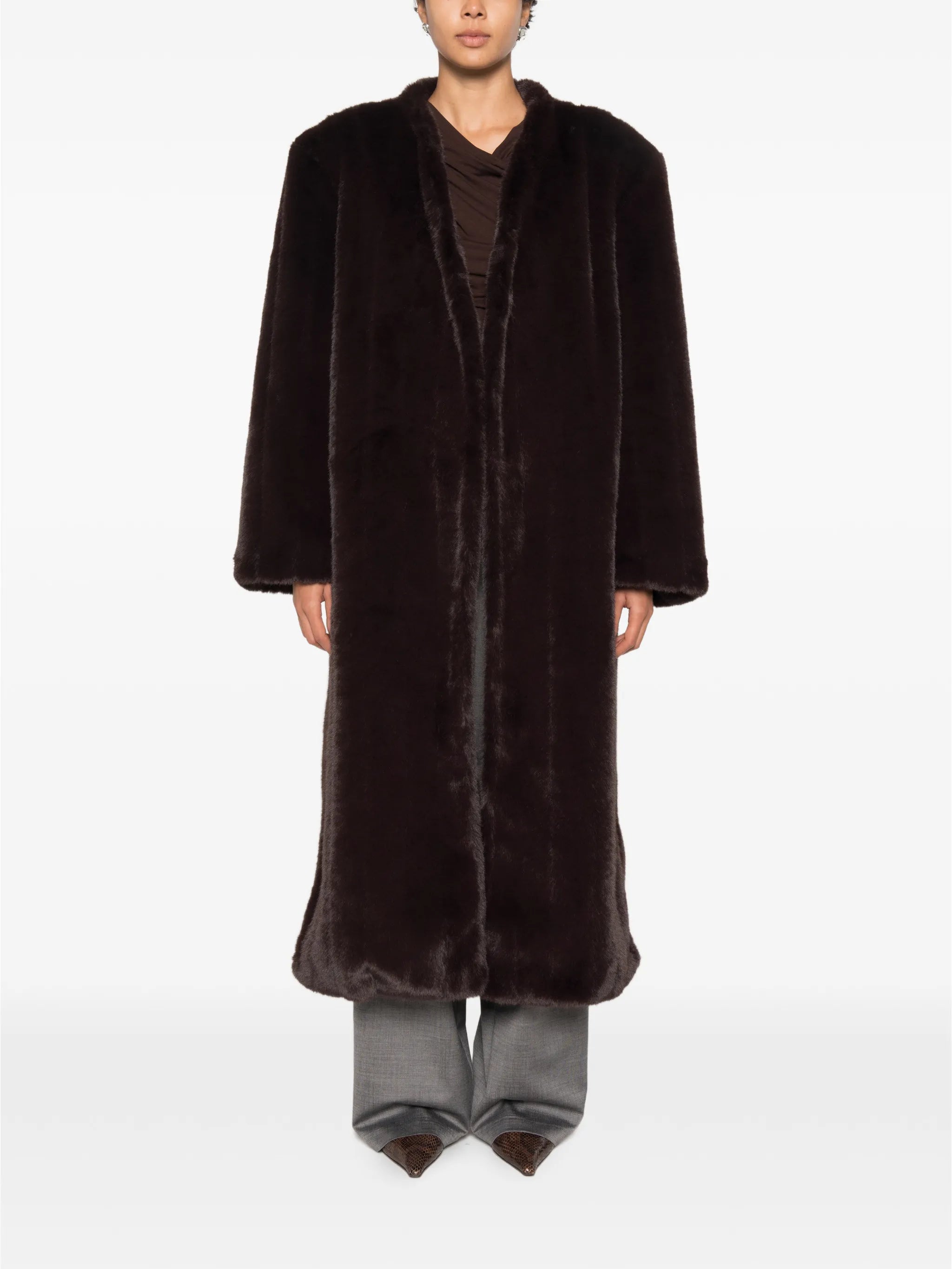 Dhanila faux-fur coat