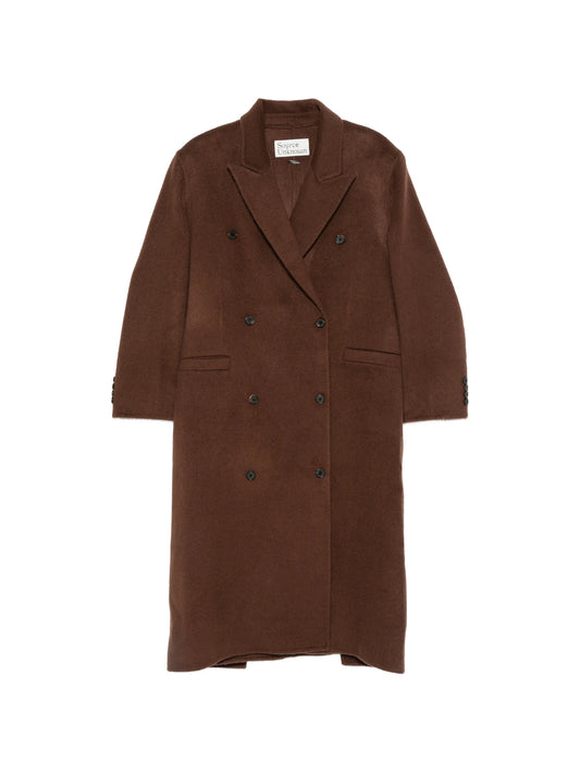 Hutton double-breasted coat