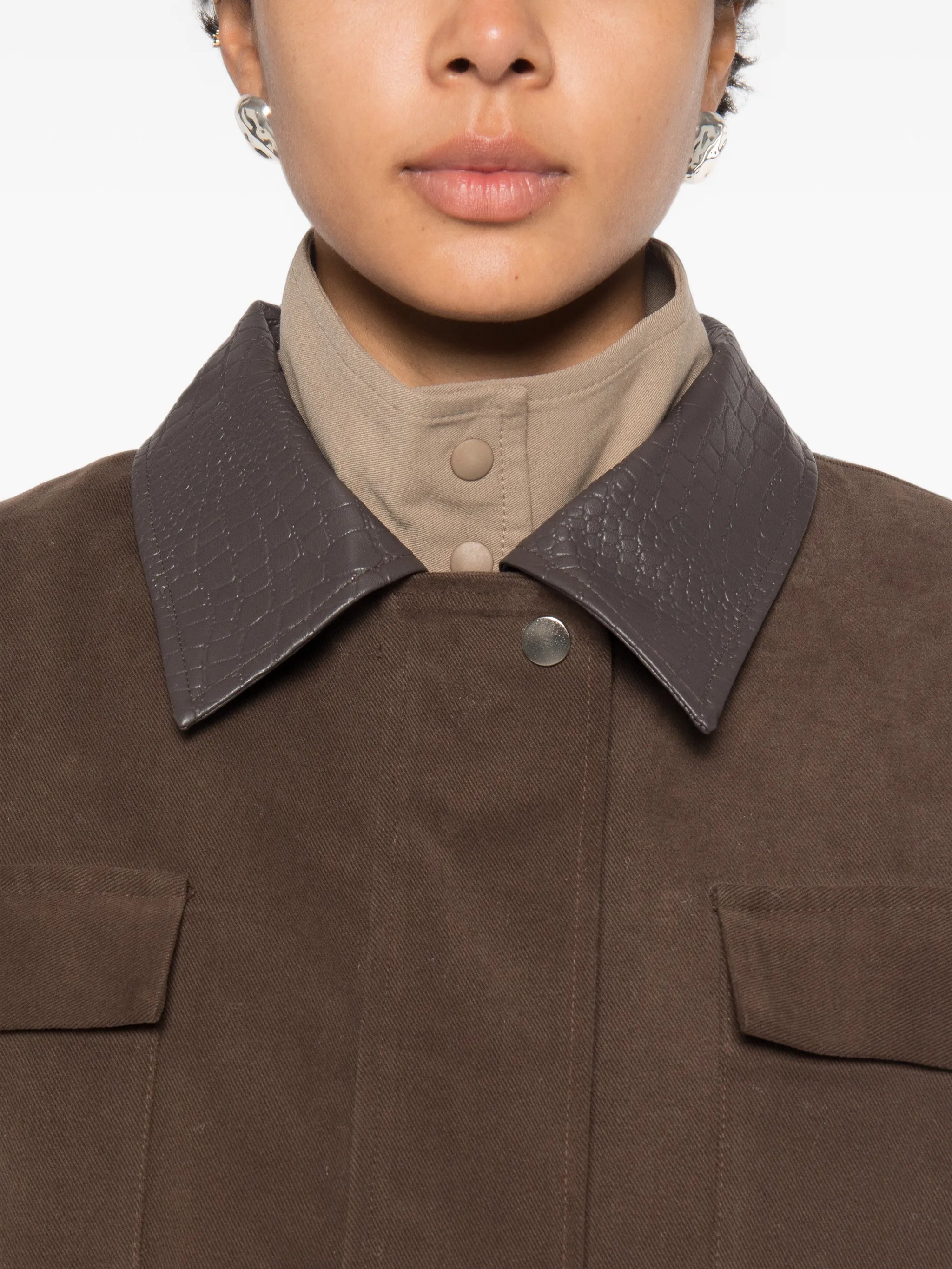 Baia faux suede barn jacket