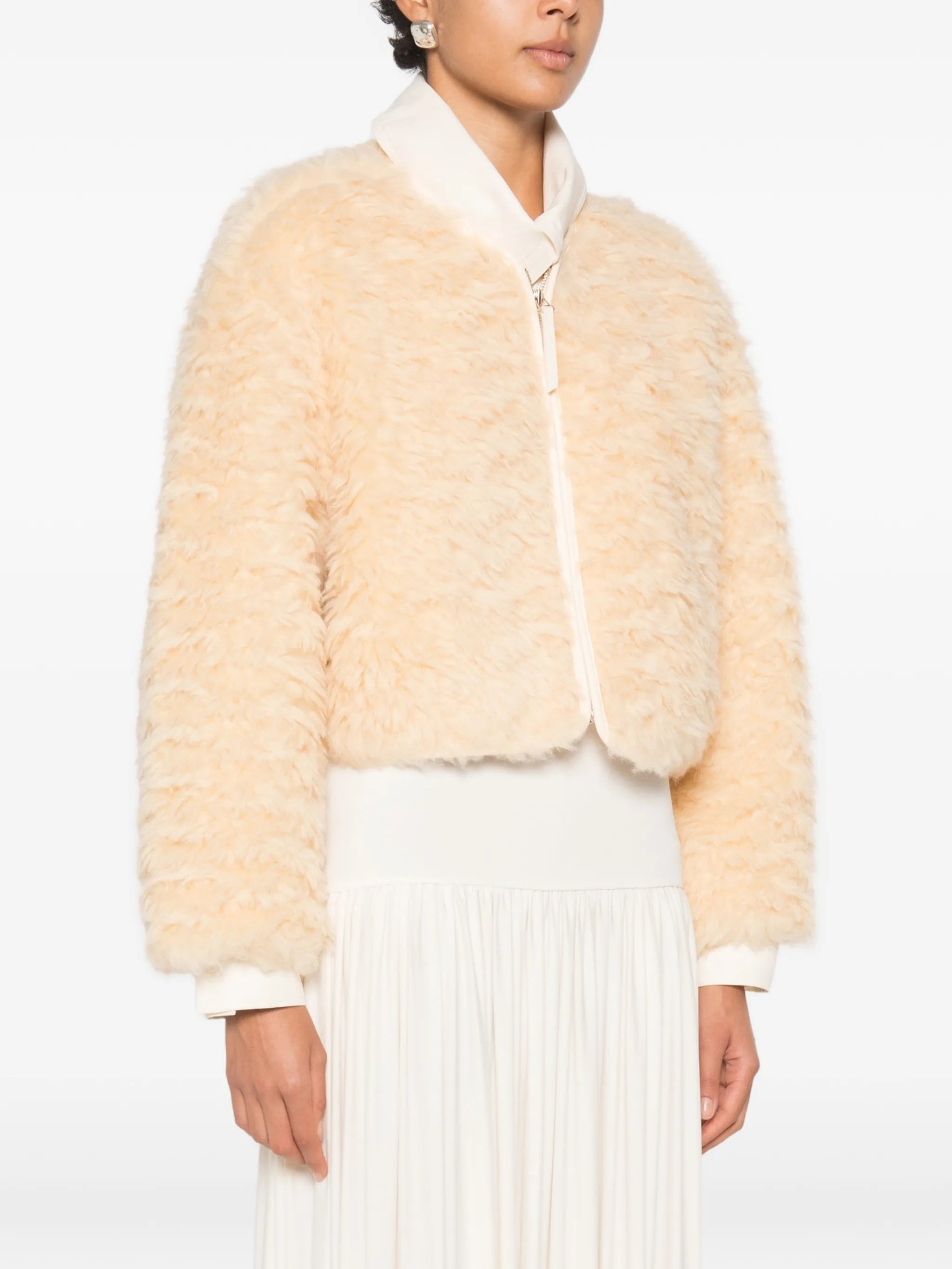 Daye shearling cropped jacket