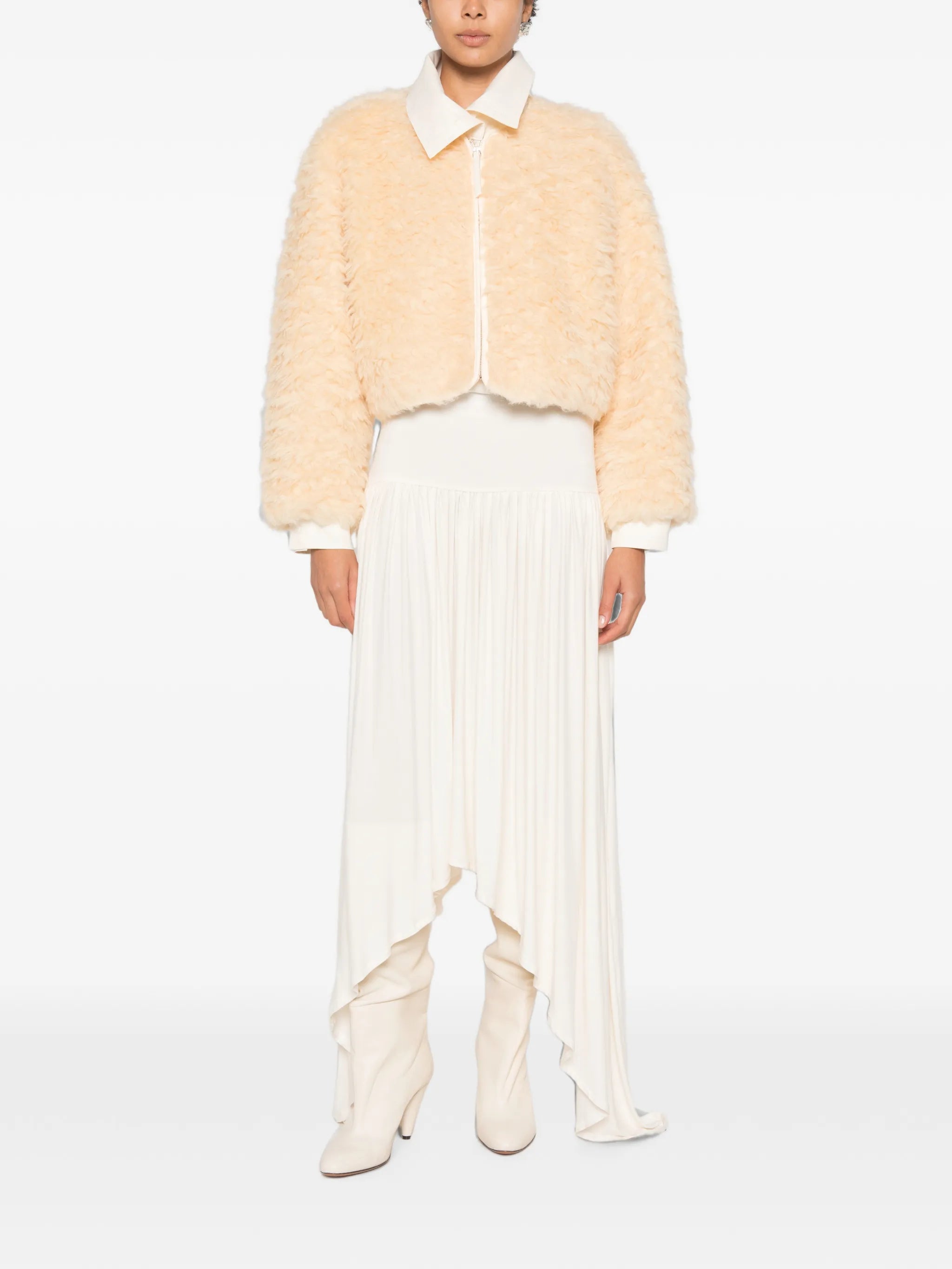 Daye shearling cropped jacket