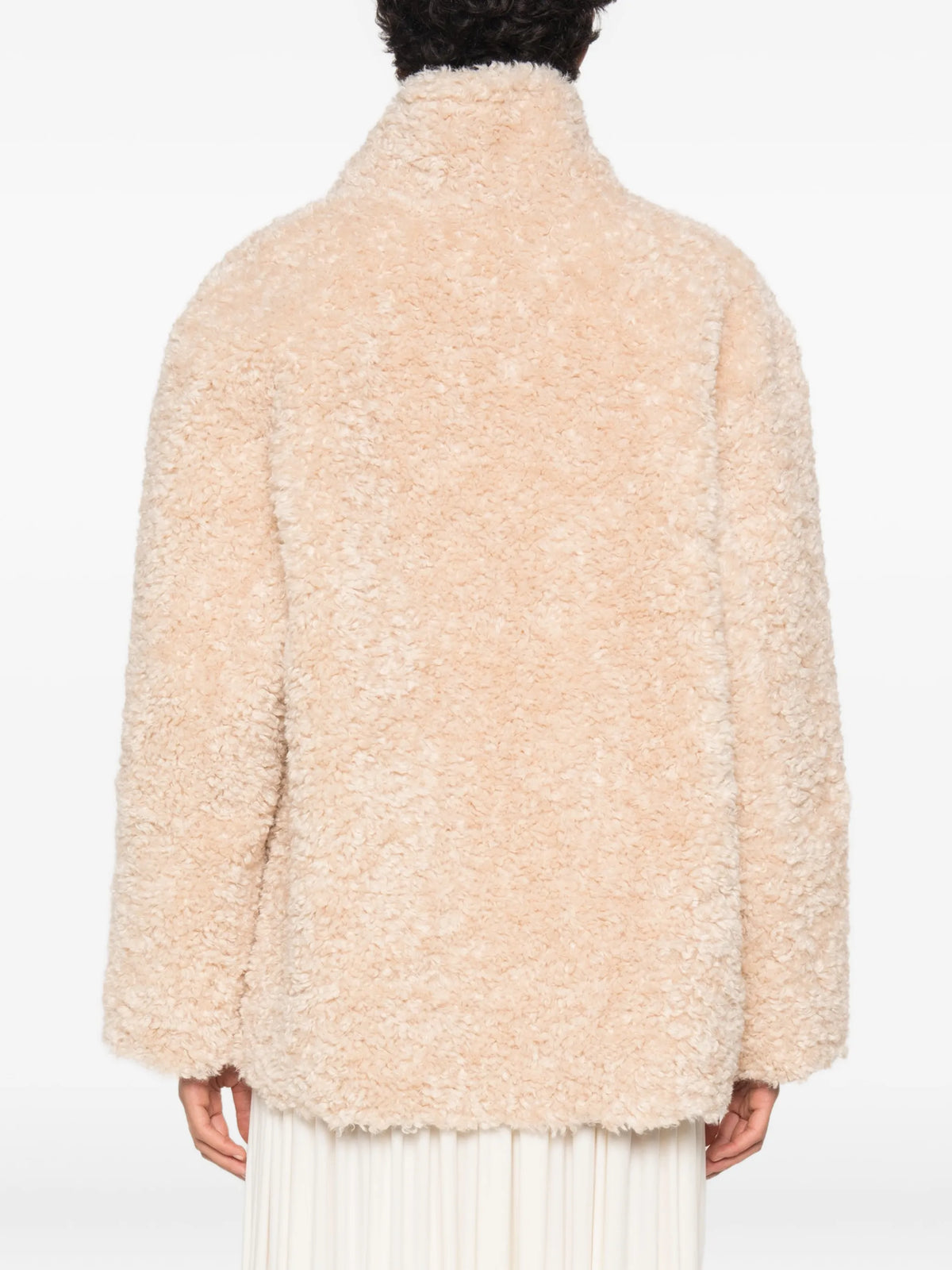 Manuela shawl-collar shearling jacket