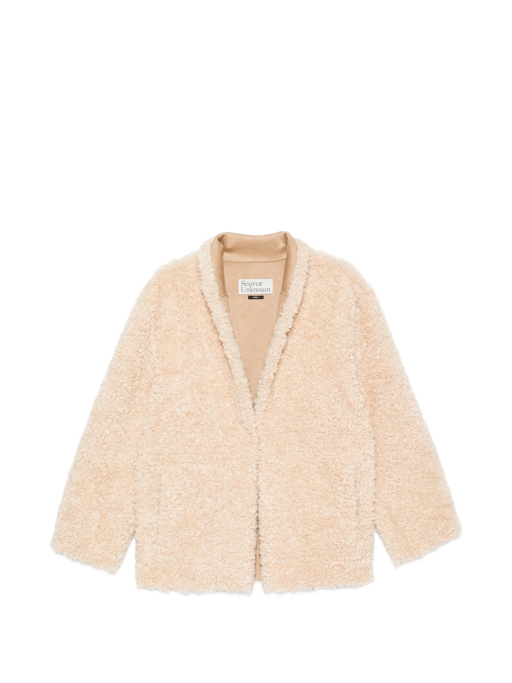 Manuela shawl-collar shearling jacket