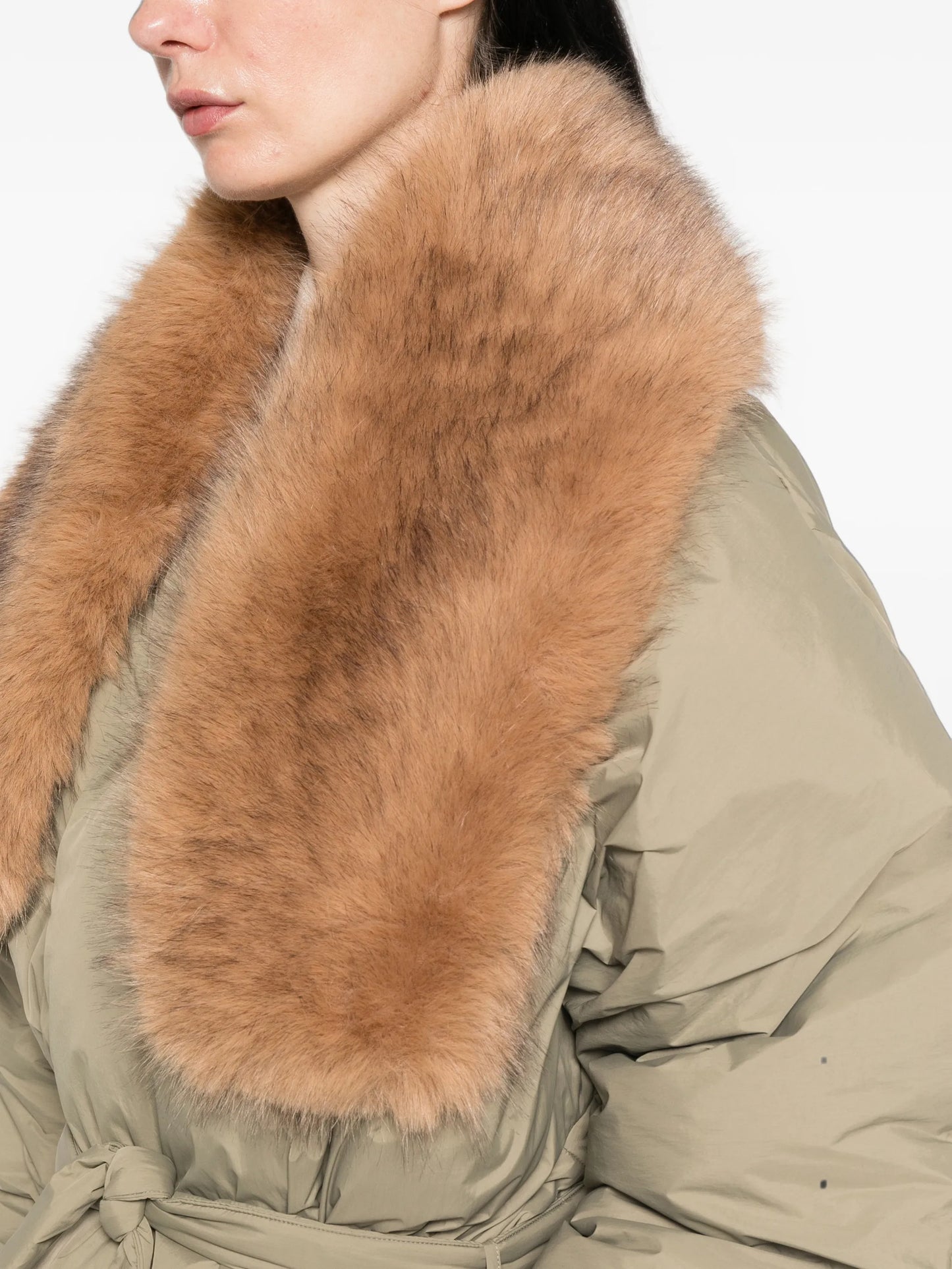 Egizio belted puffer coat
