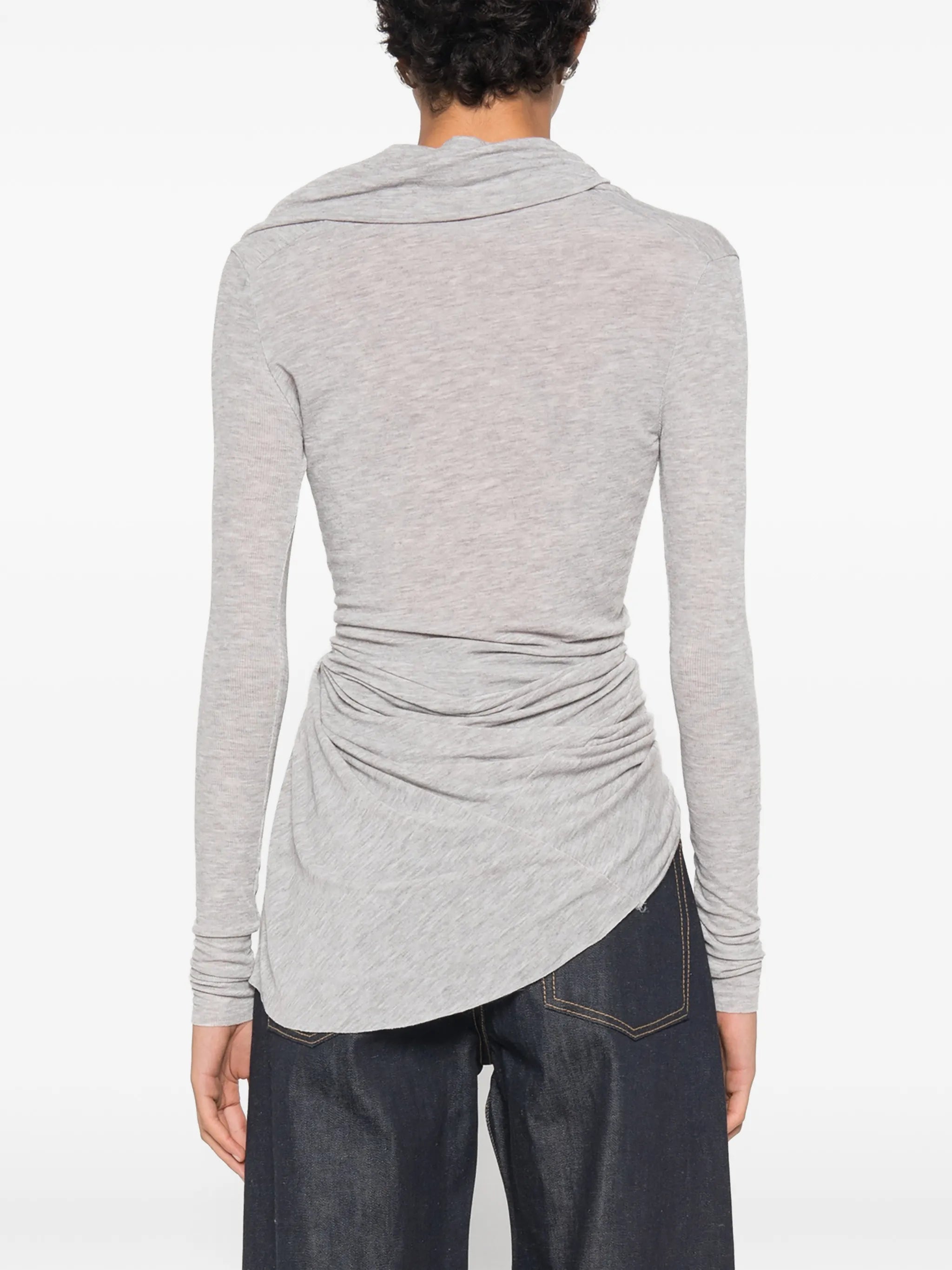 Folgore asymmetric draped top