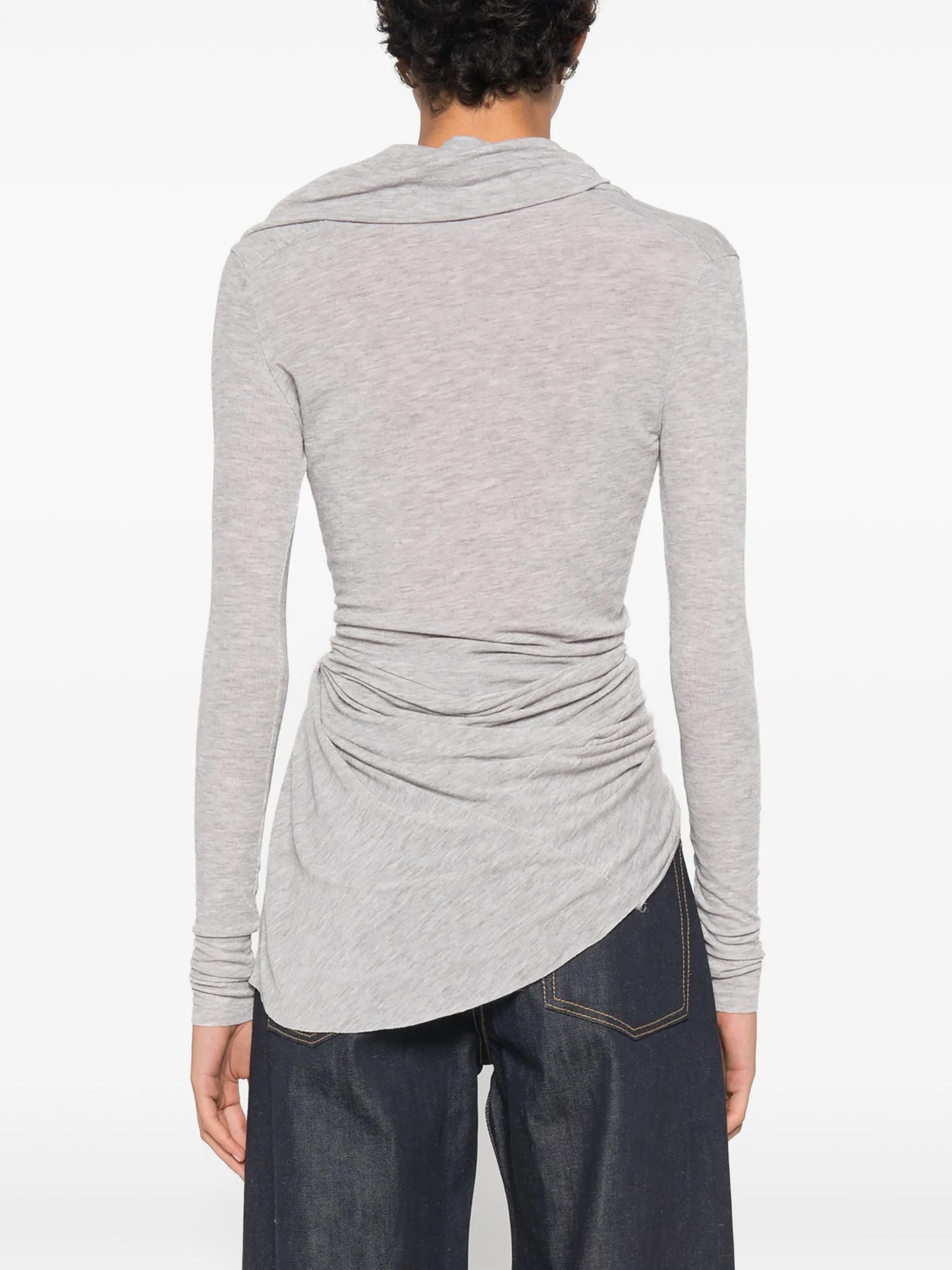 Folgore asymmetric draped top