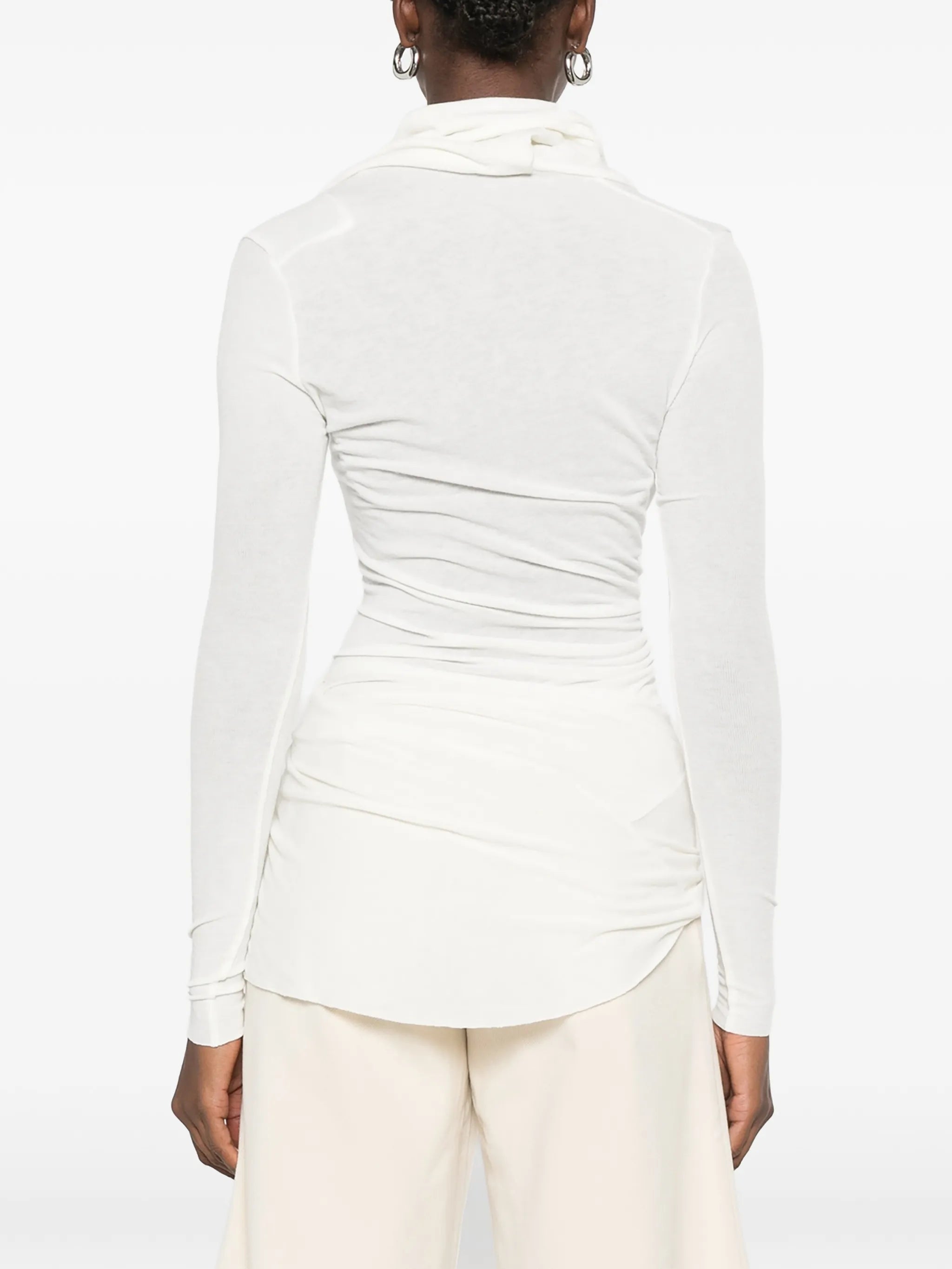 Folgore asymmetric draped top