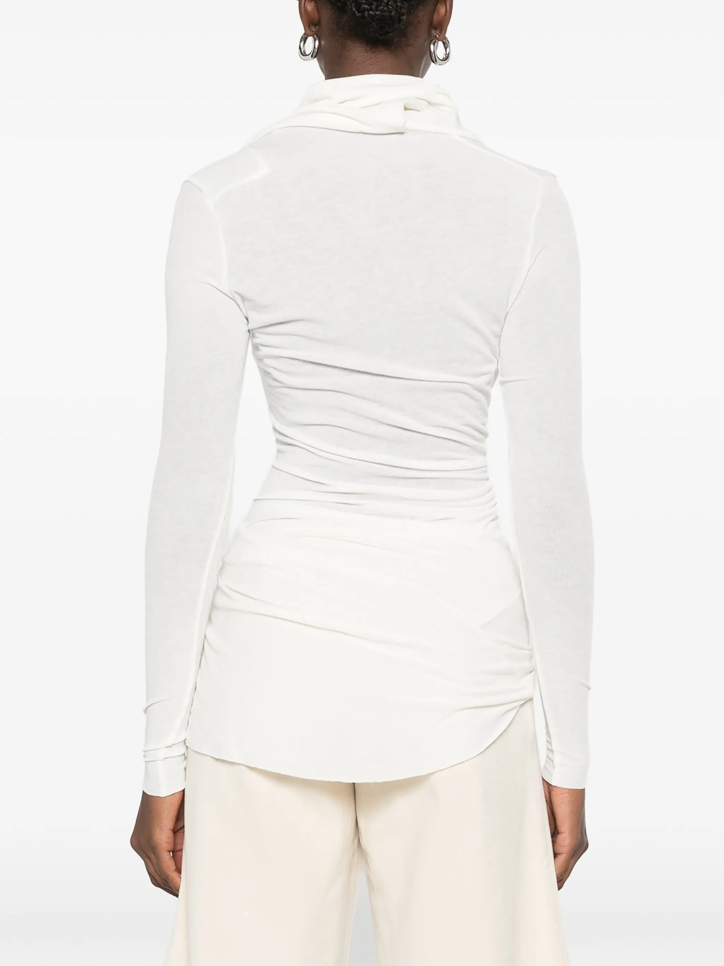 Folgore asymmetric draped top