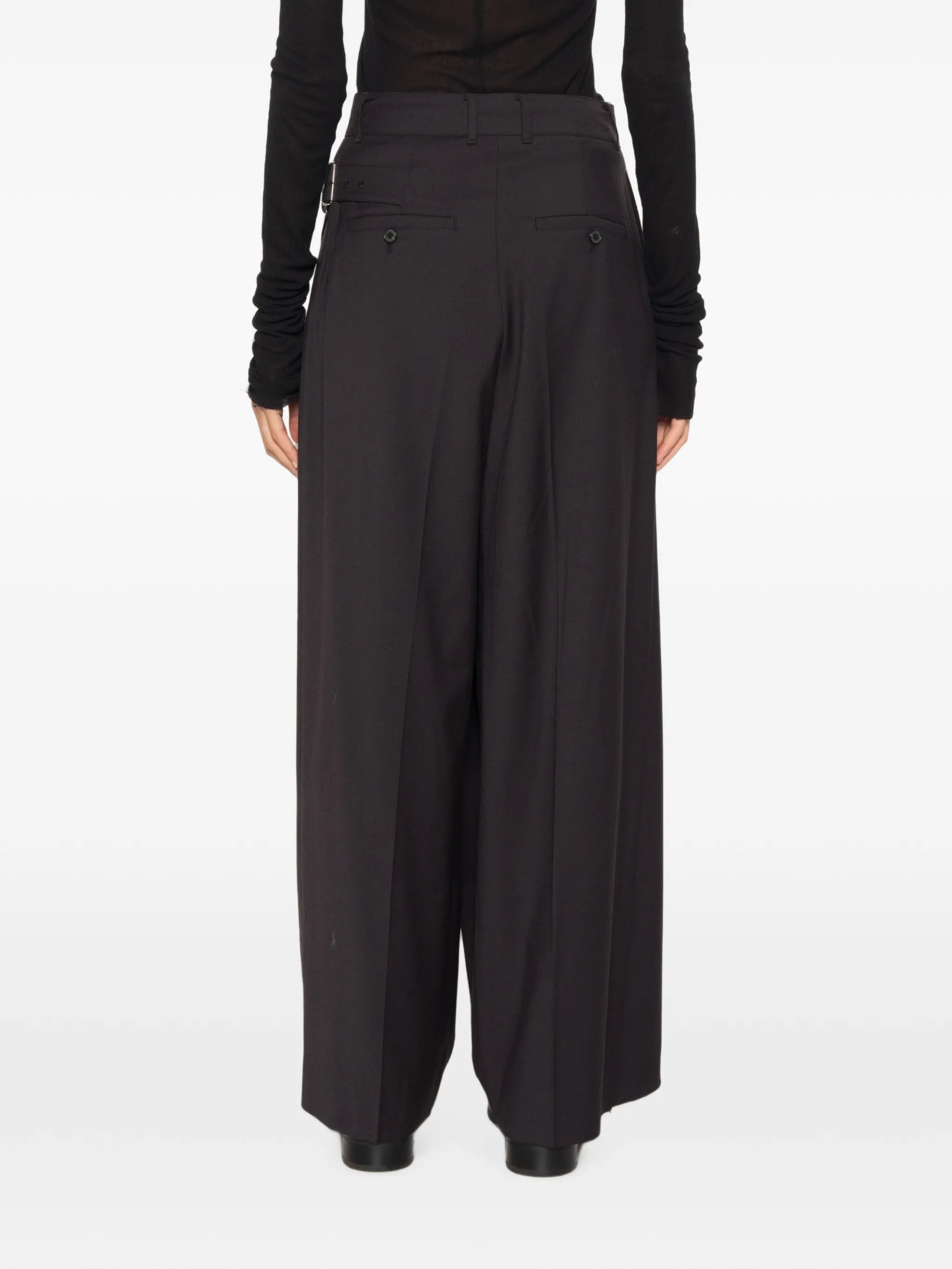 Sissi wrap-belt trousers
