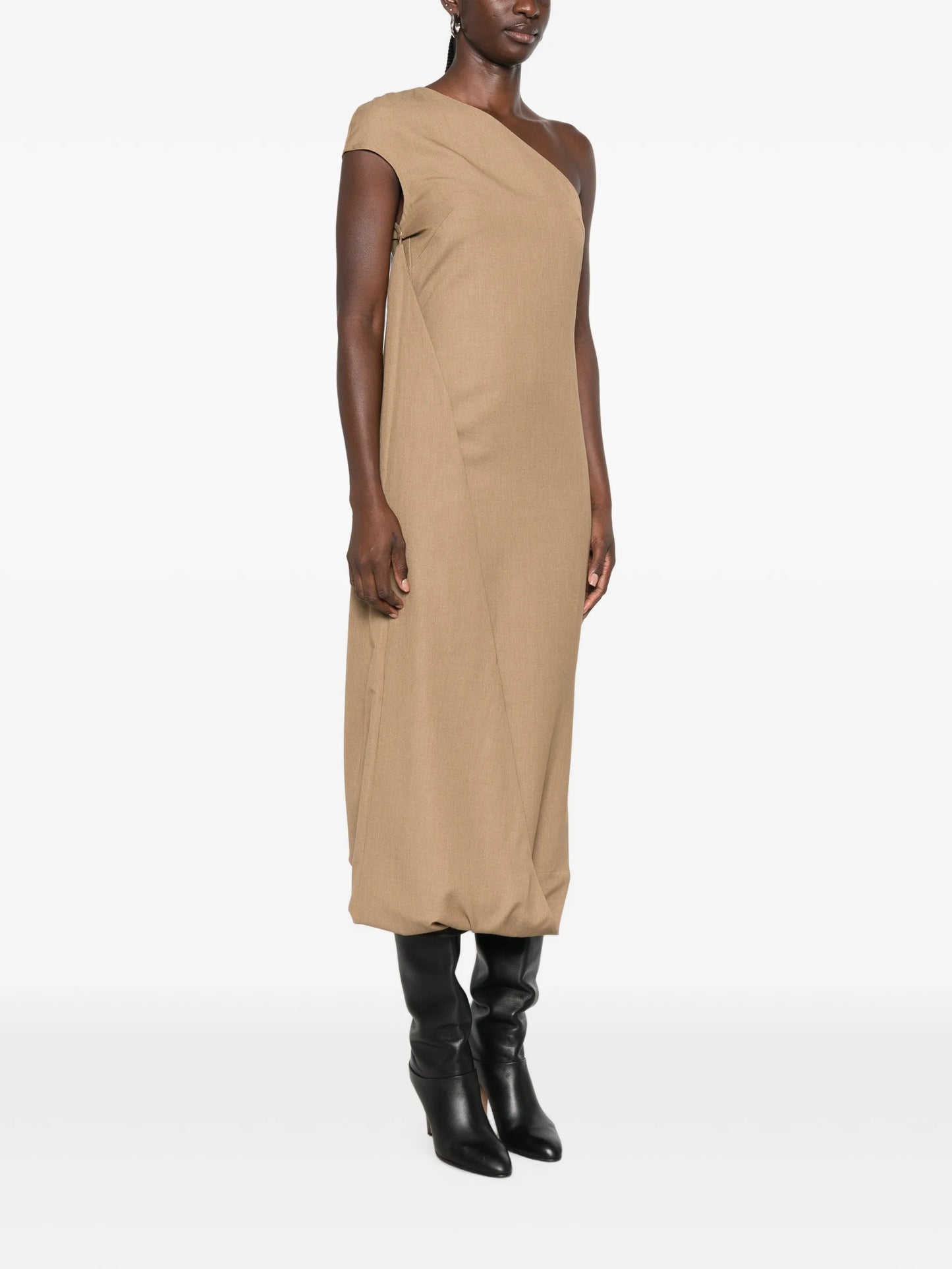 Hasta asymmetric maxi dress