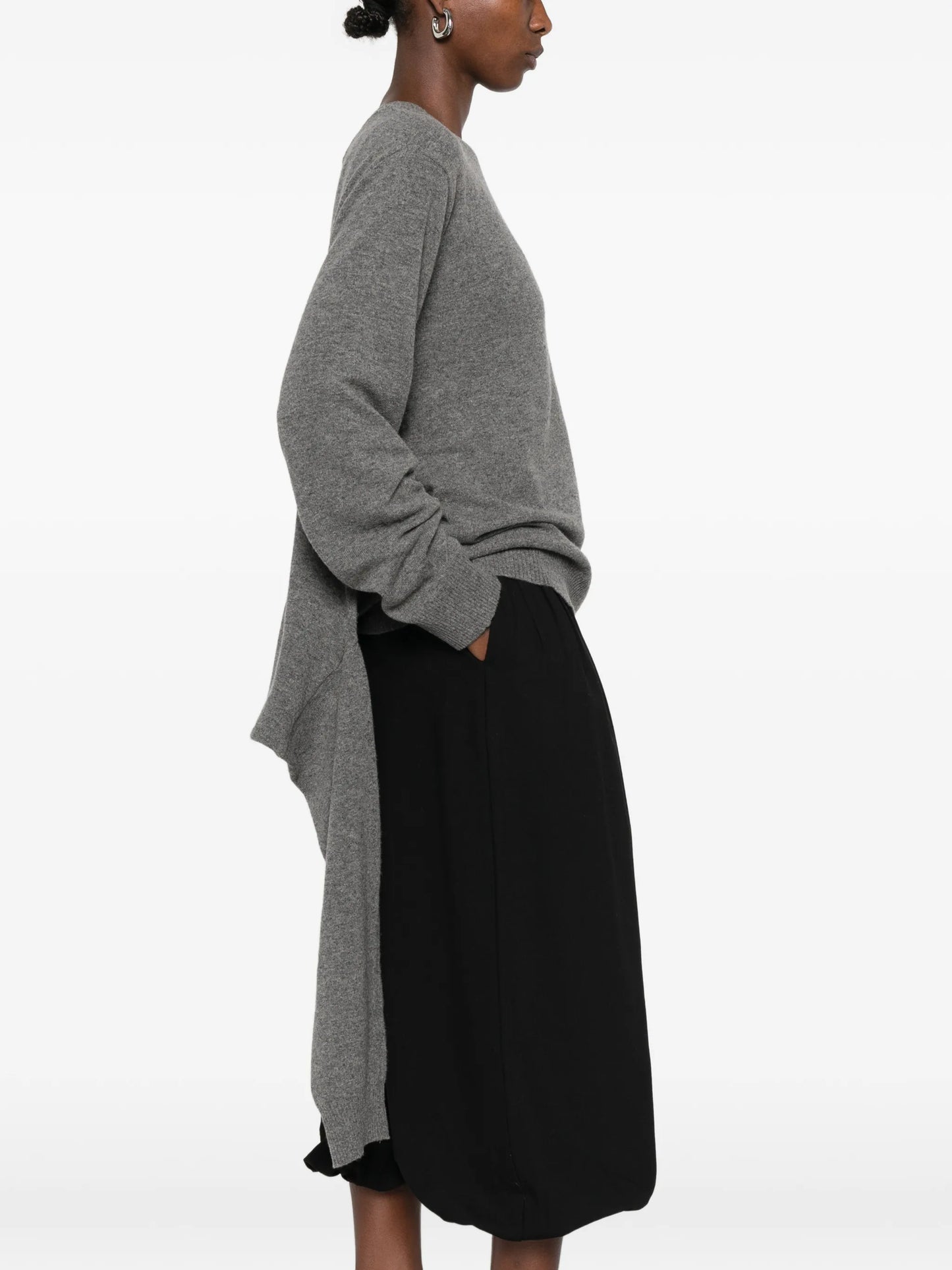 shawl-detail sweater