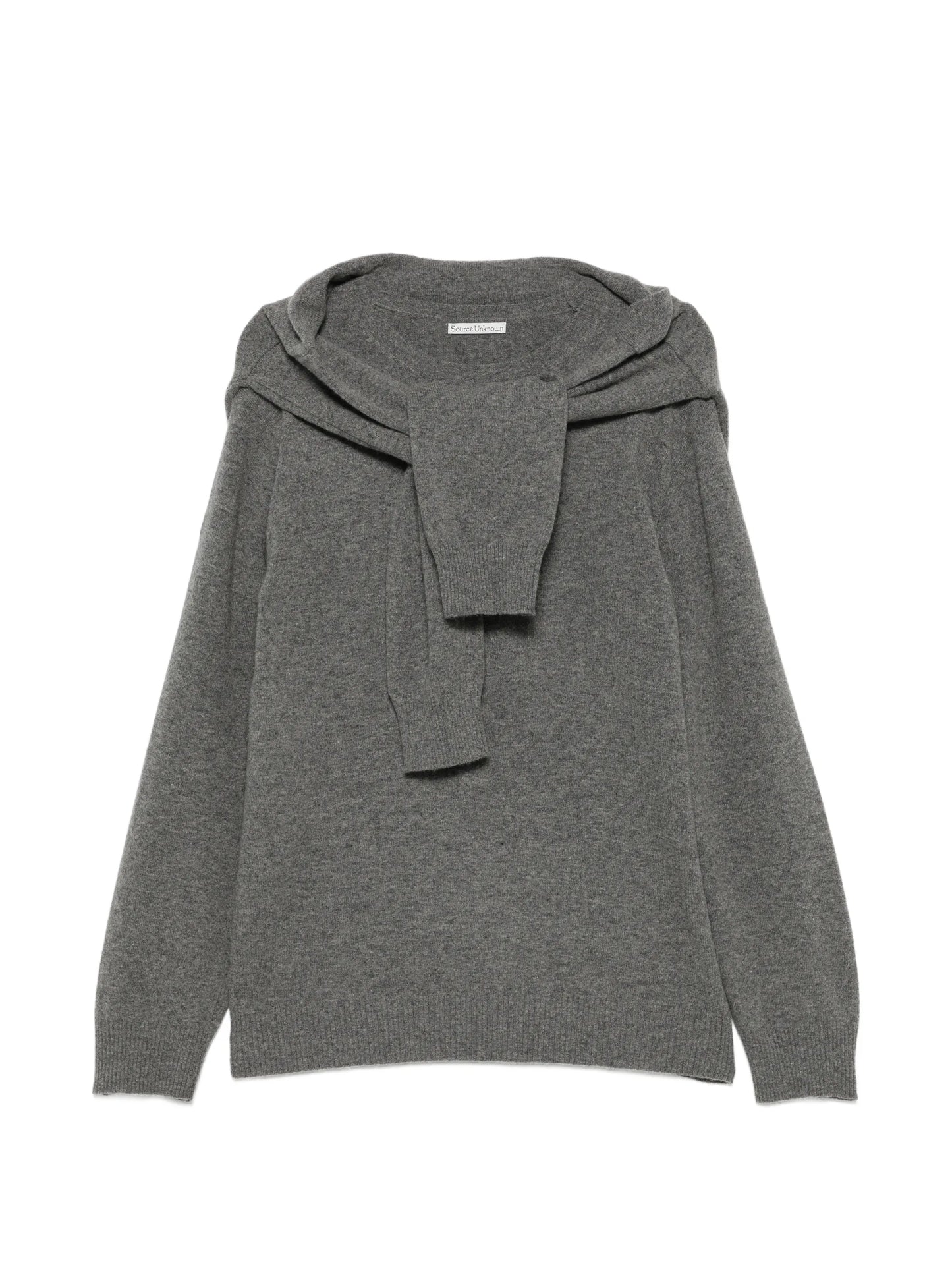 shawl-detail sweater