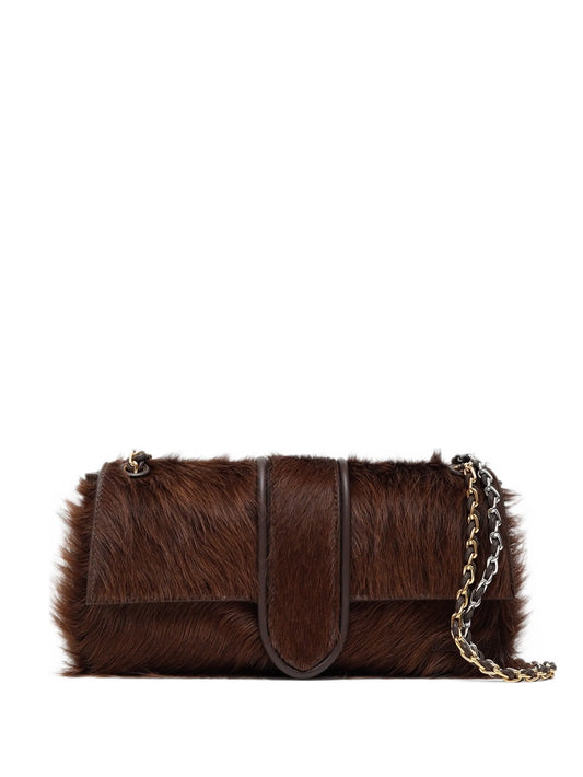 Le Bambino faux-fur shoulder bag