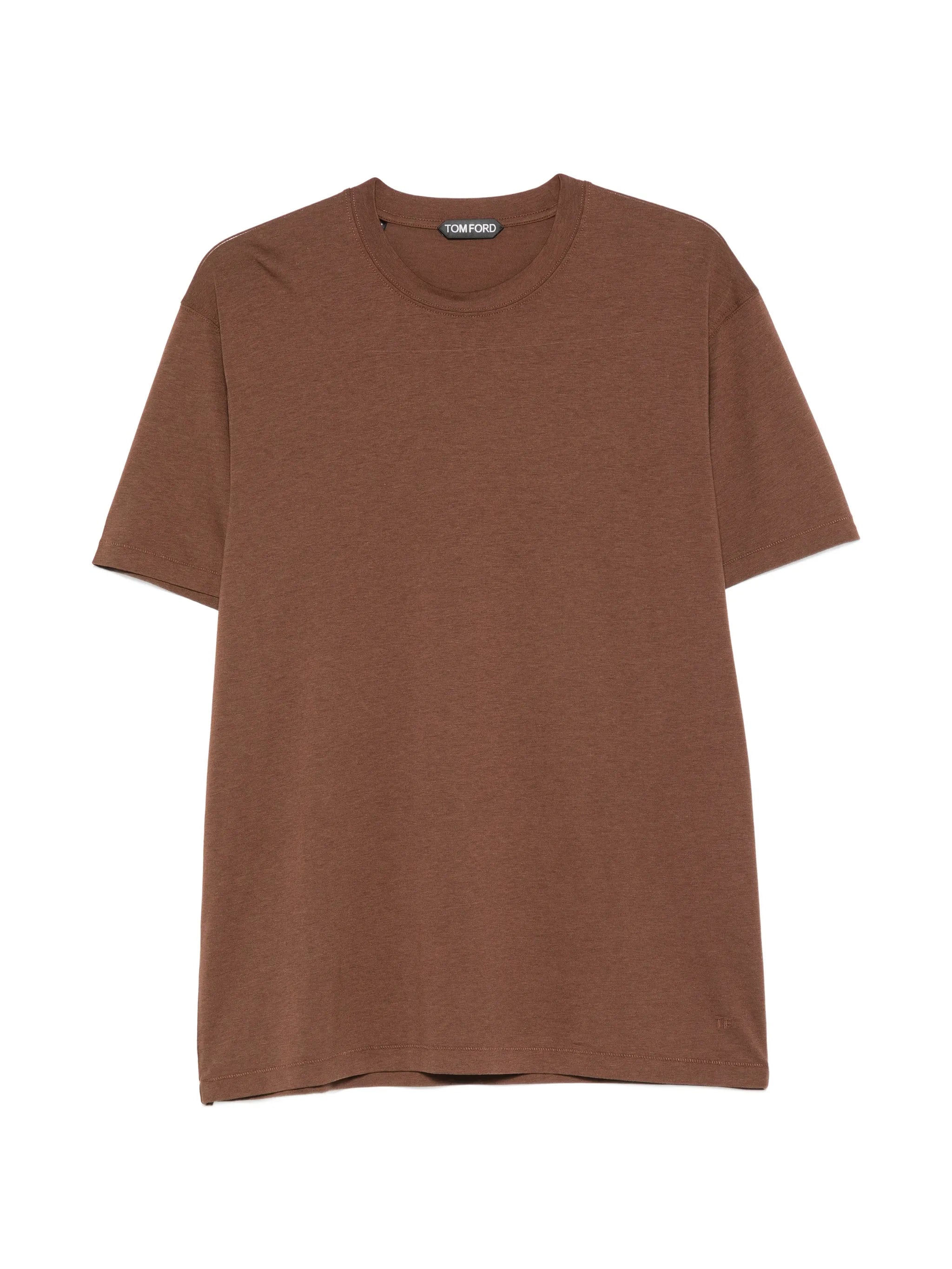 lyocell cotton crew neck T-shirt