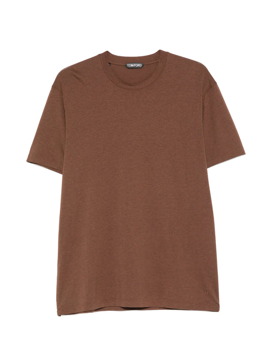 lyocell cotton crew neck T-shirt