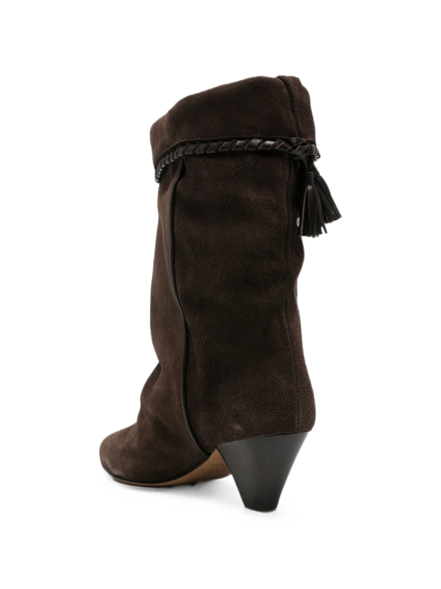Dalby tassel-detail braided-trim boots