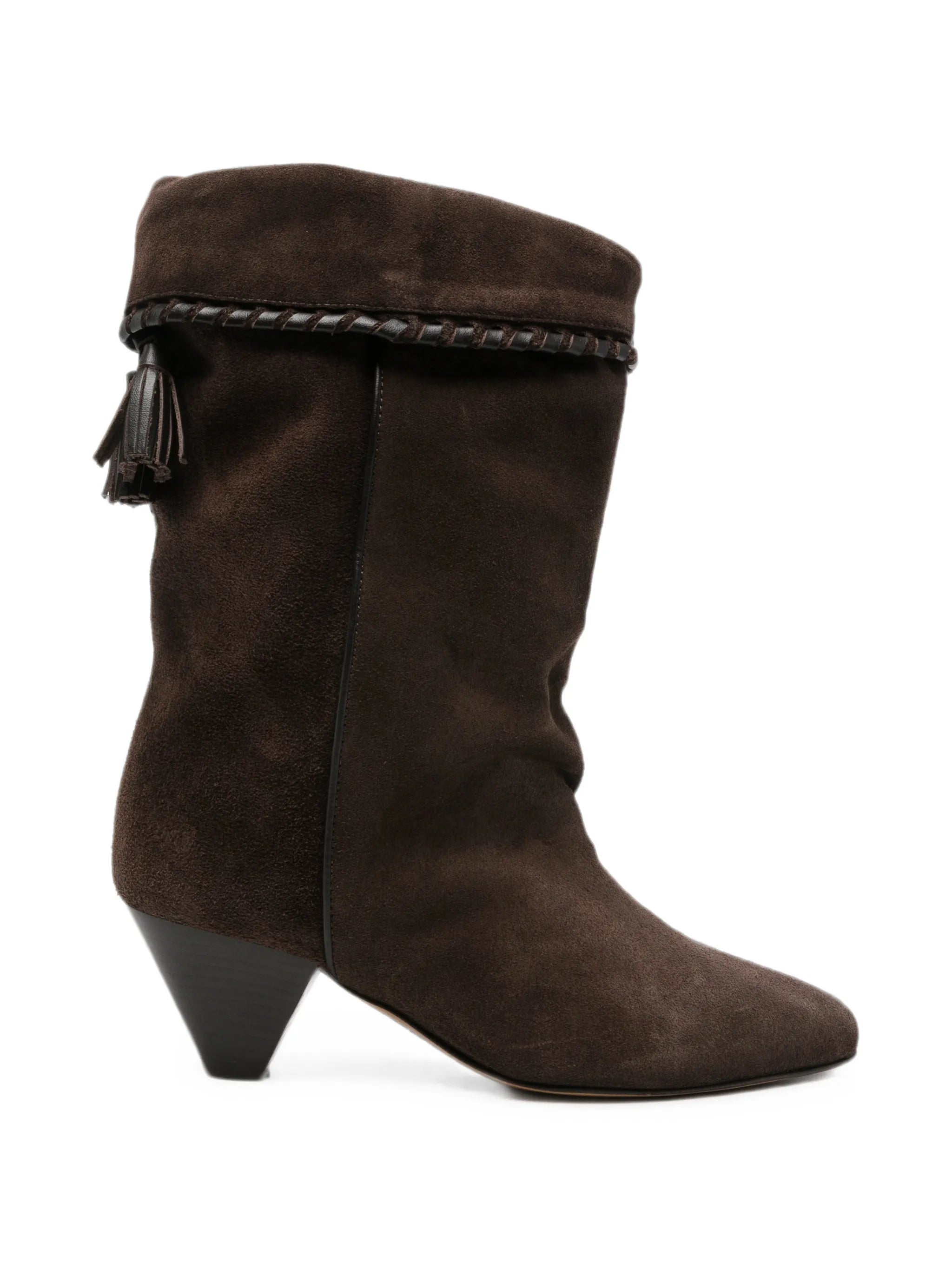 Dalby tassel-detail braided-trim boots