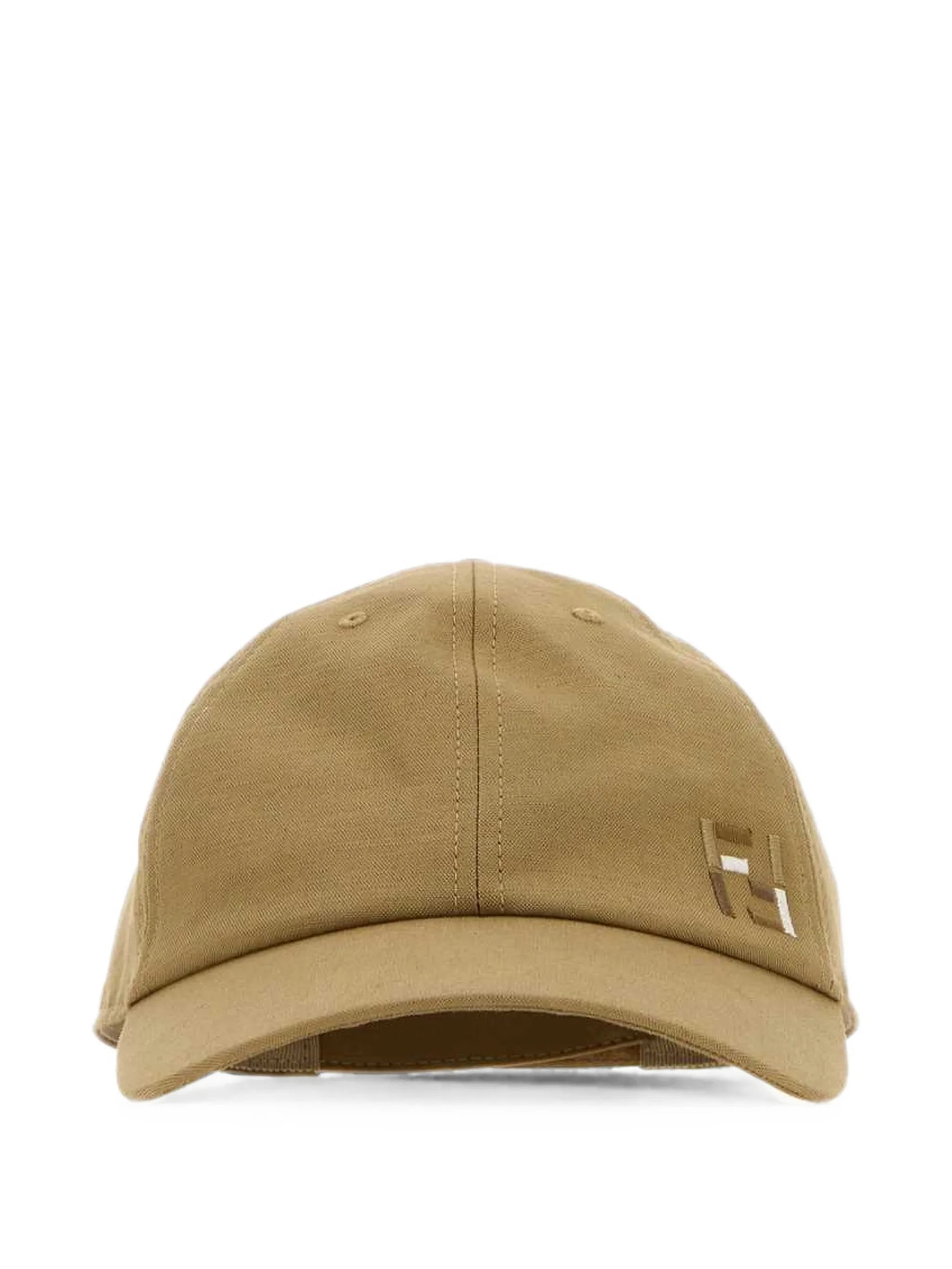 logo-plaque baseball cap