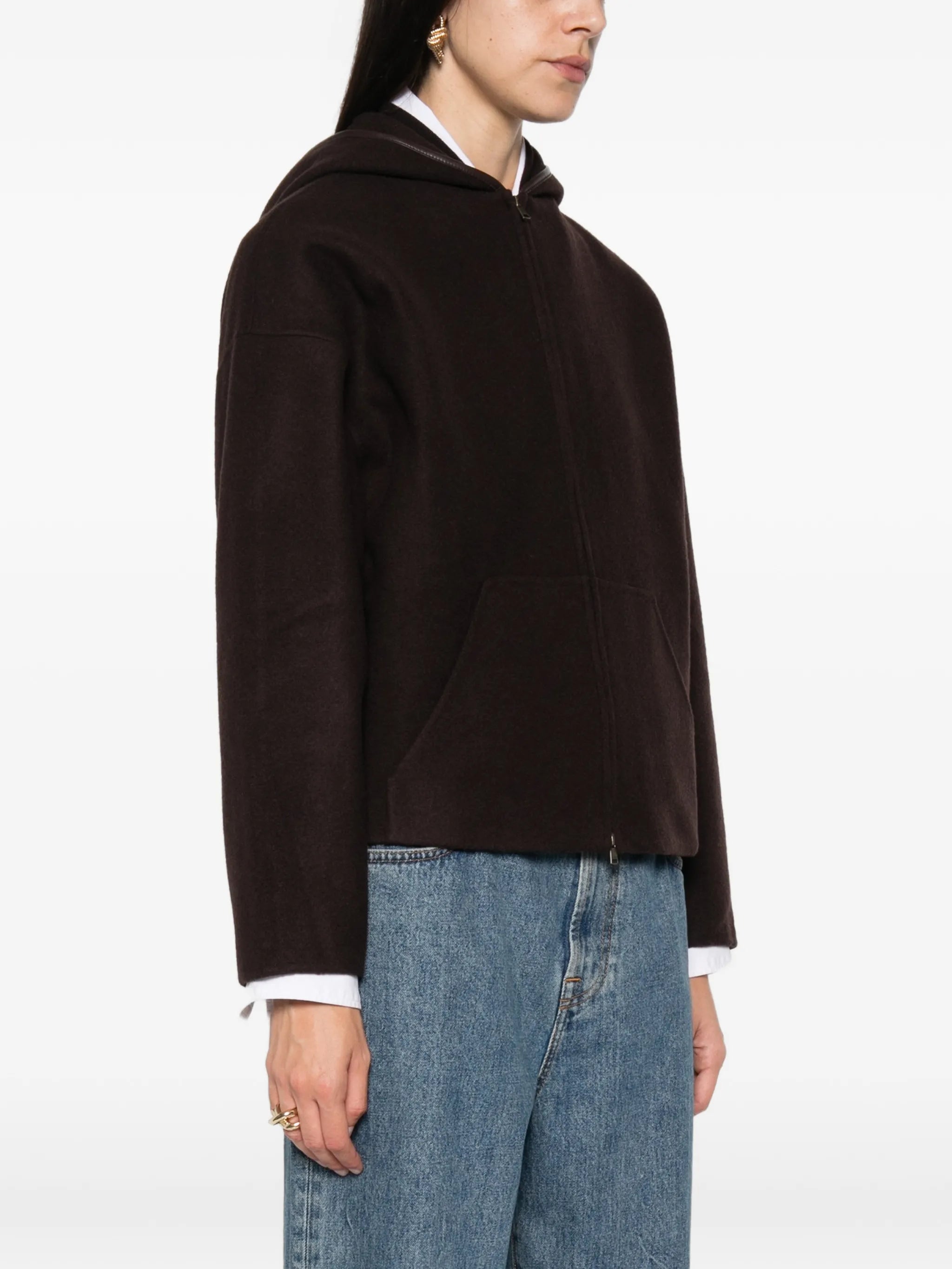zip-up hoodie