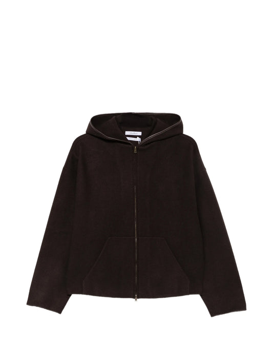 zip-up hoodie