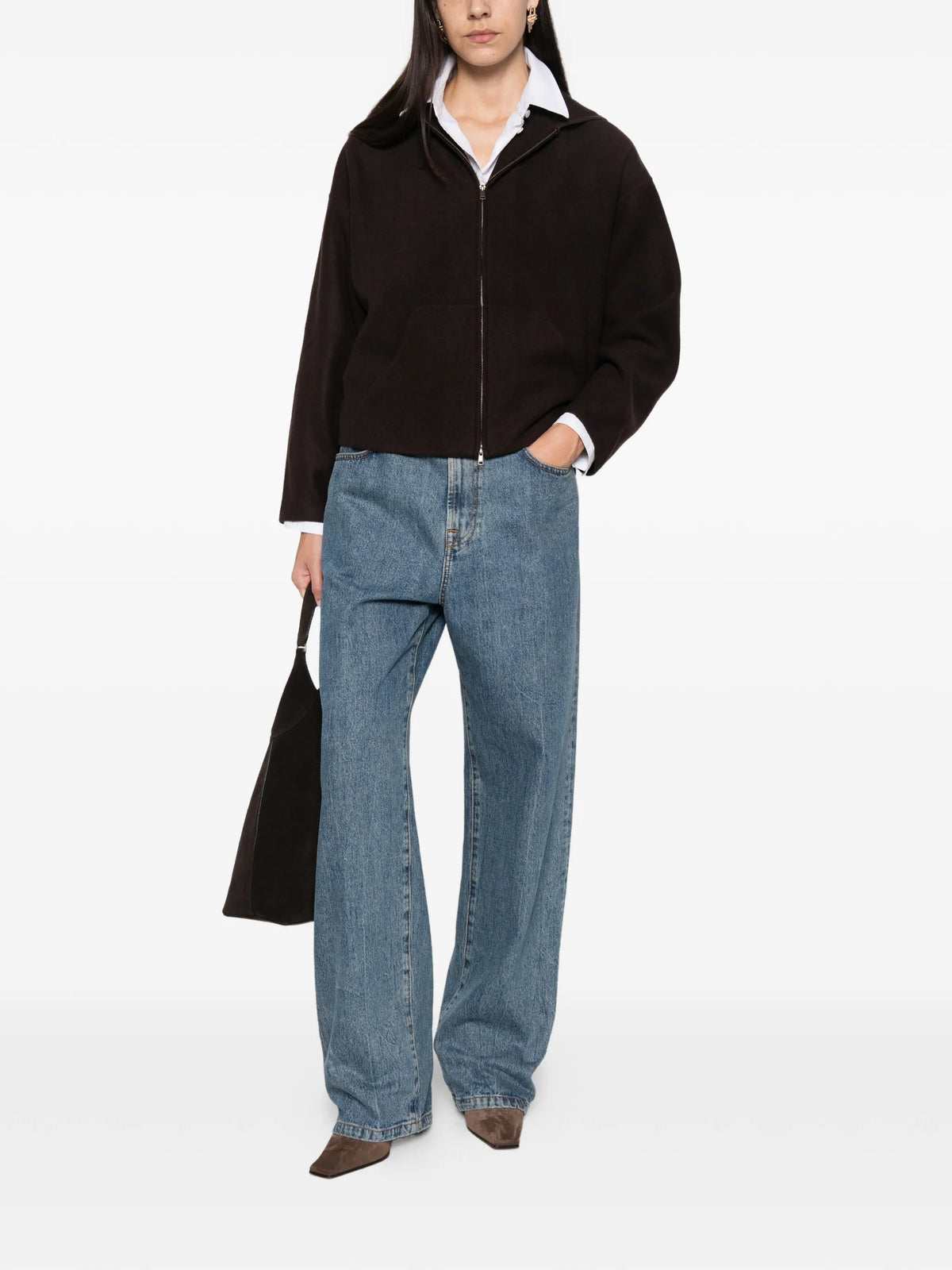 zip-up hoodie