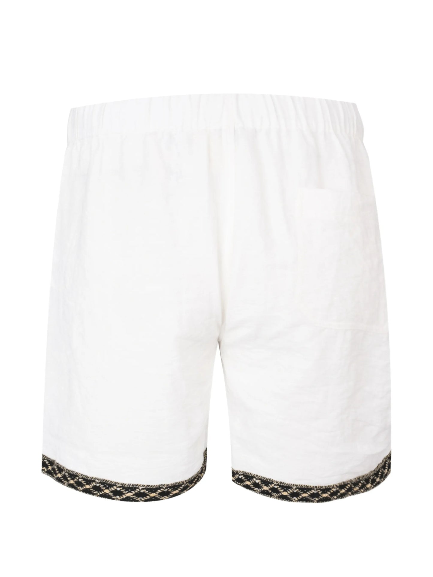 Resort embroidered-trim shorts