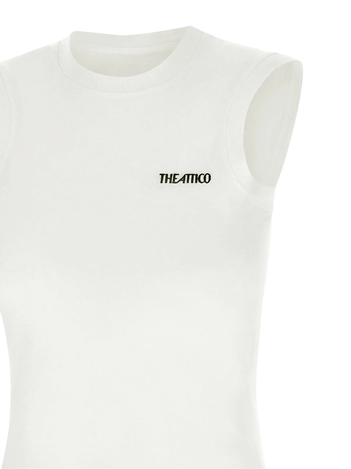 logo-embroidered T-shirt