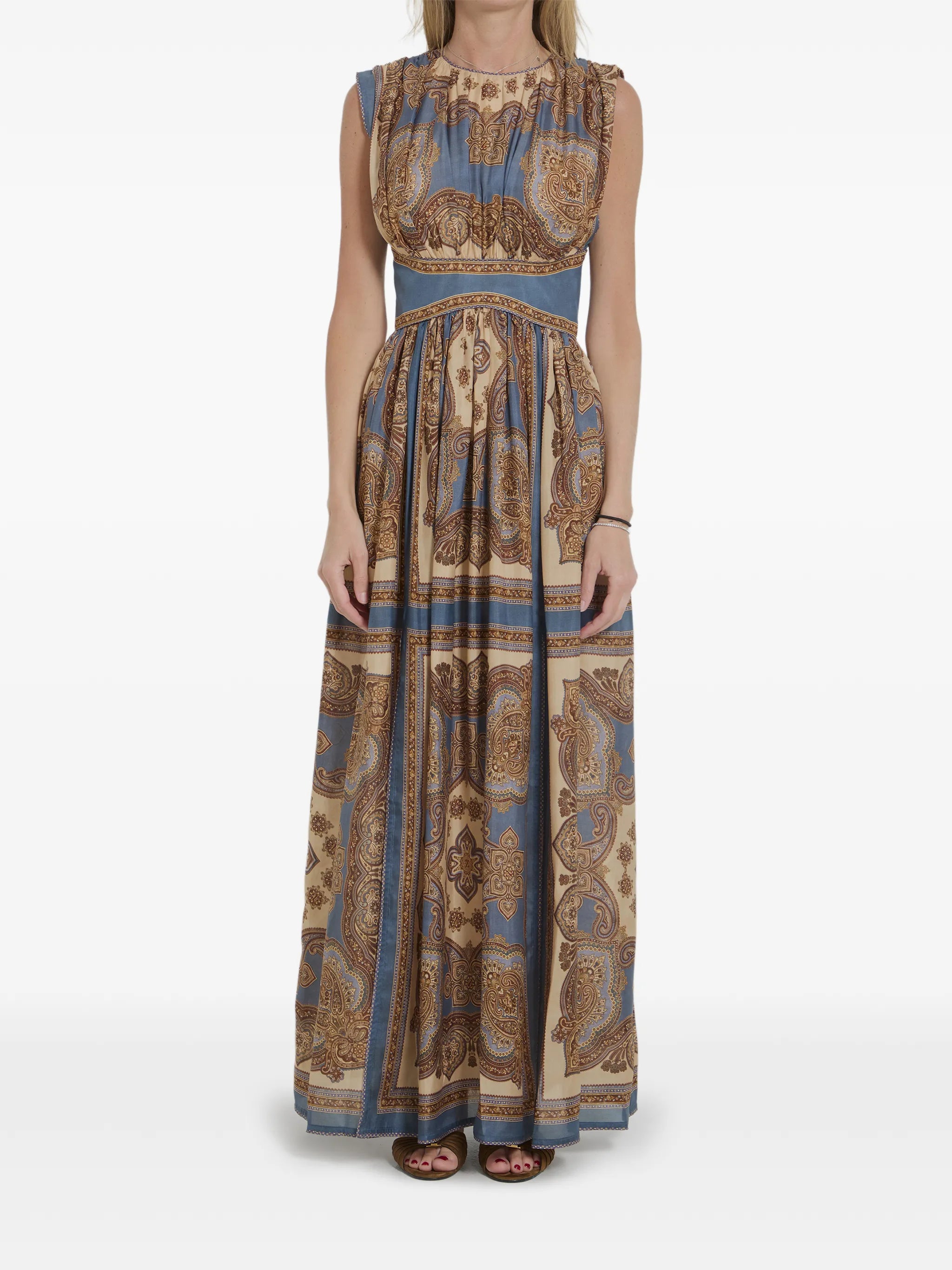 Mahon waisted maxi dress