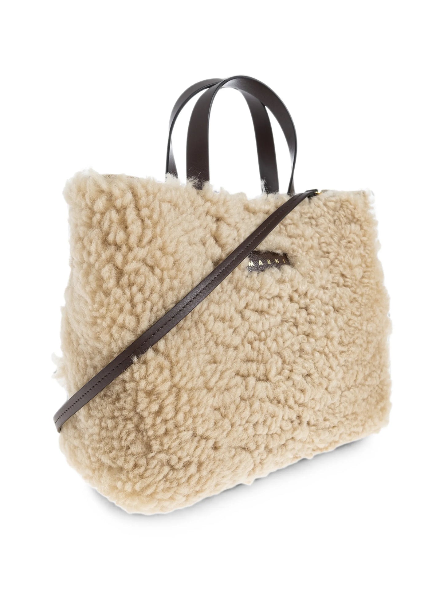Museo Soft shearling tote bag