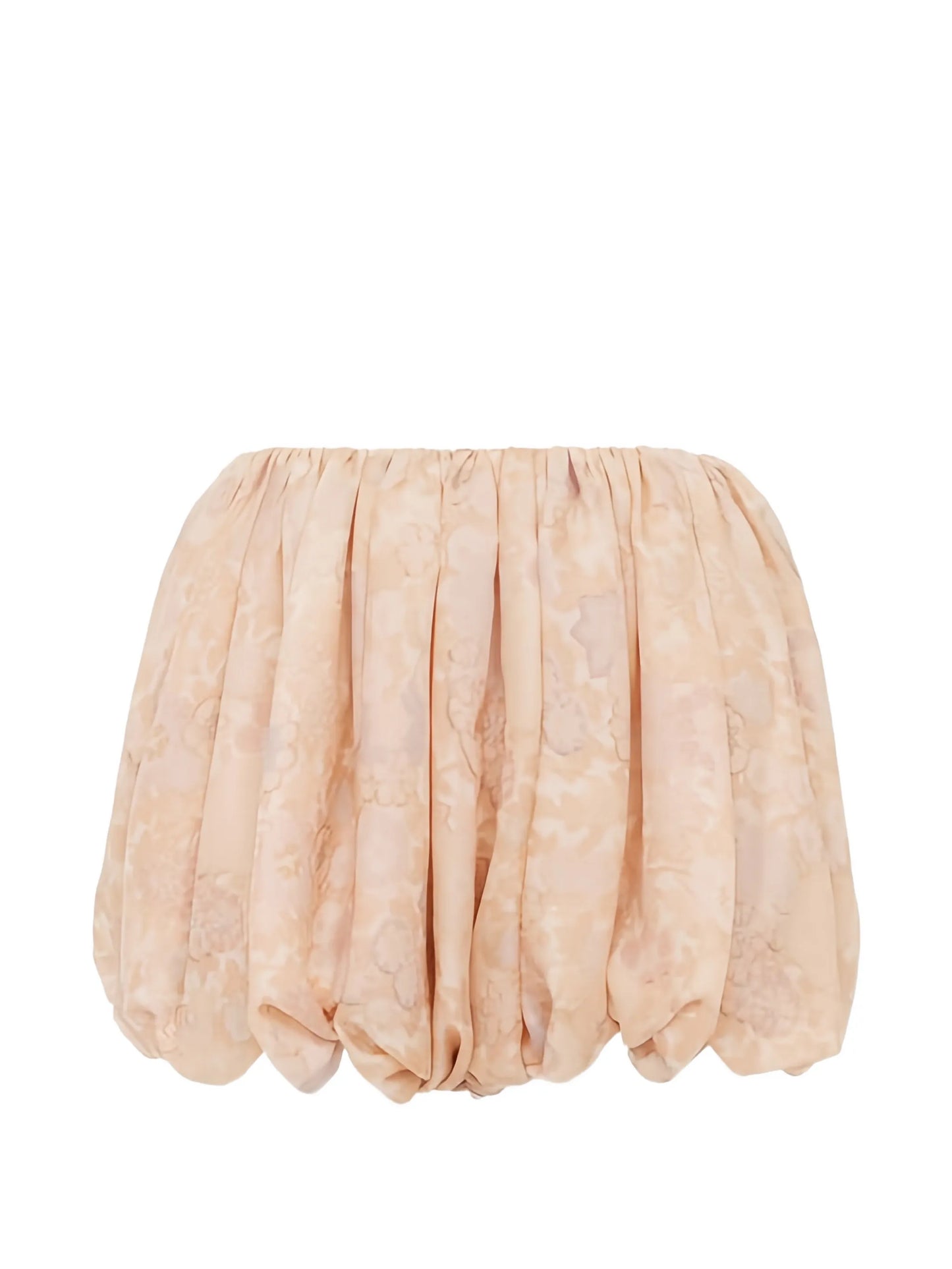 mini floral-print balloon shorts