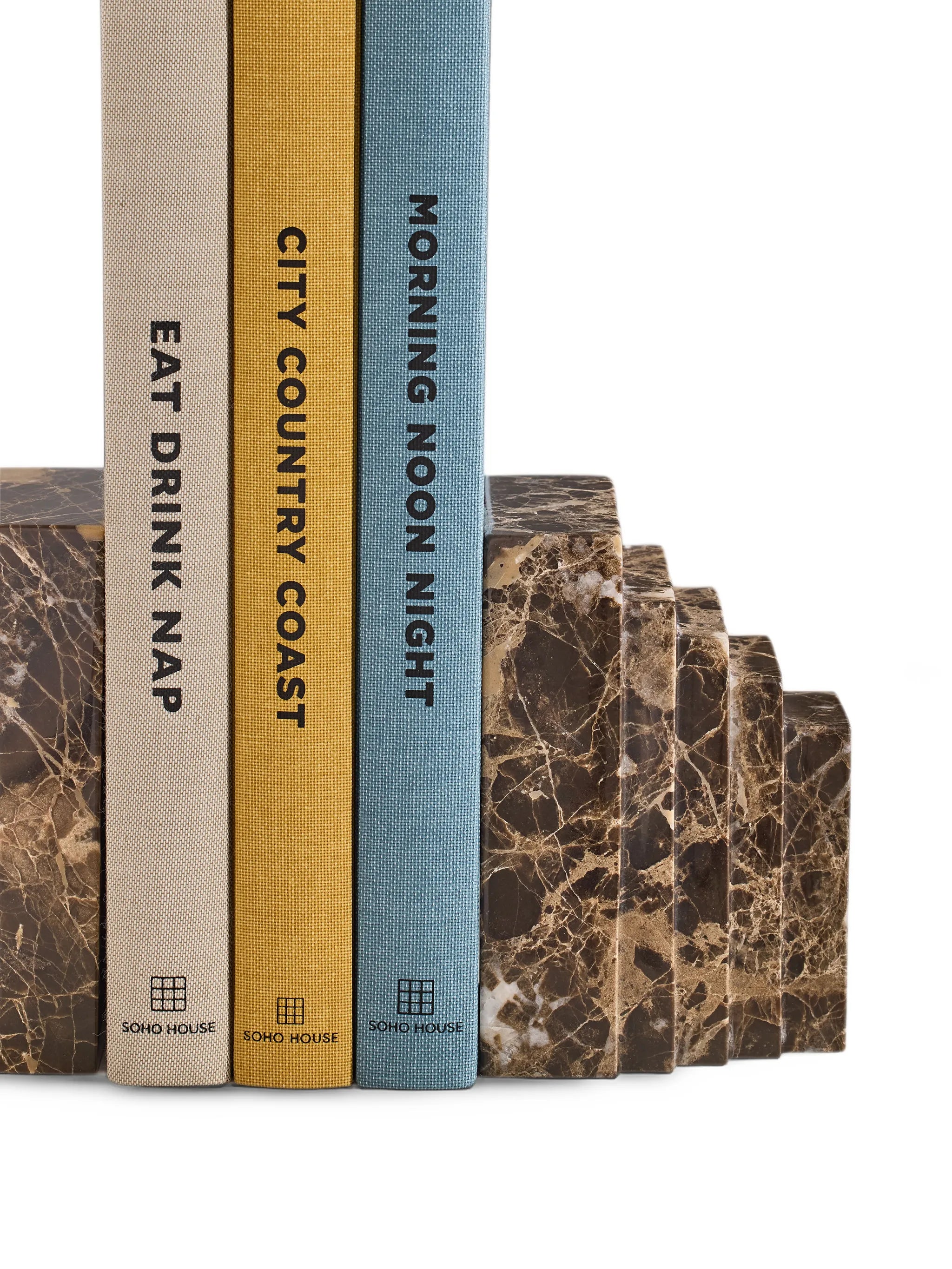 Lola marble bookends set
