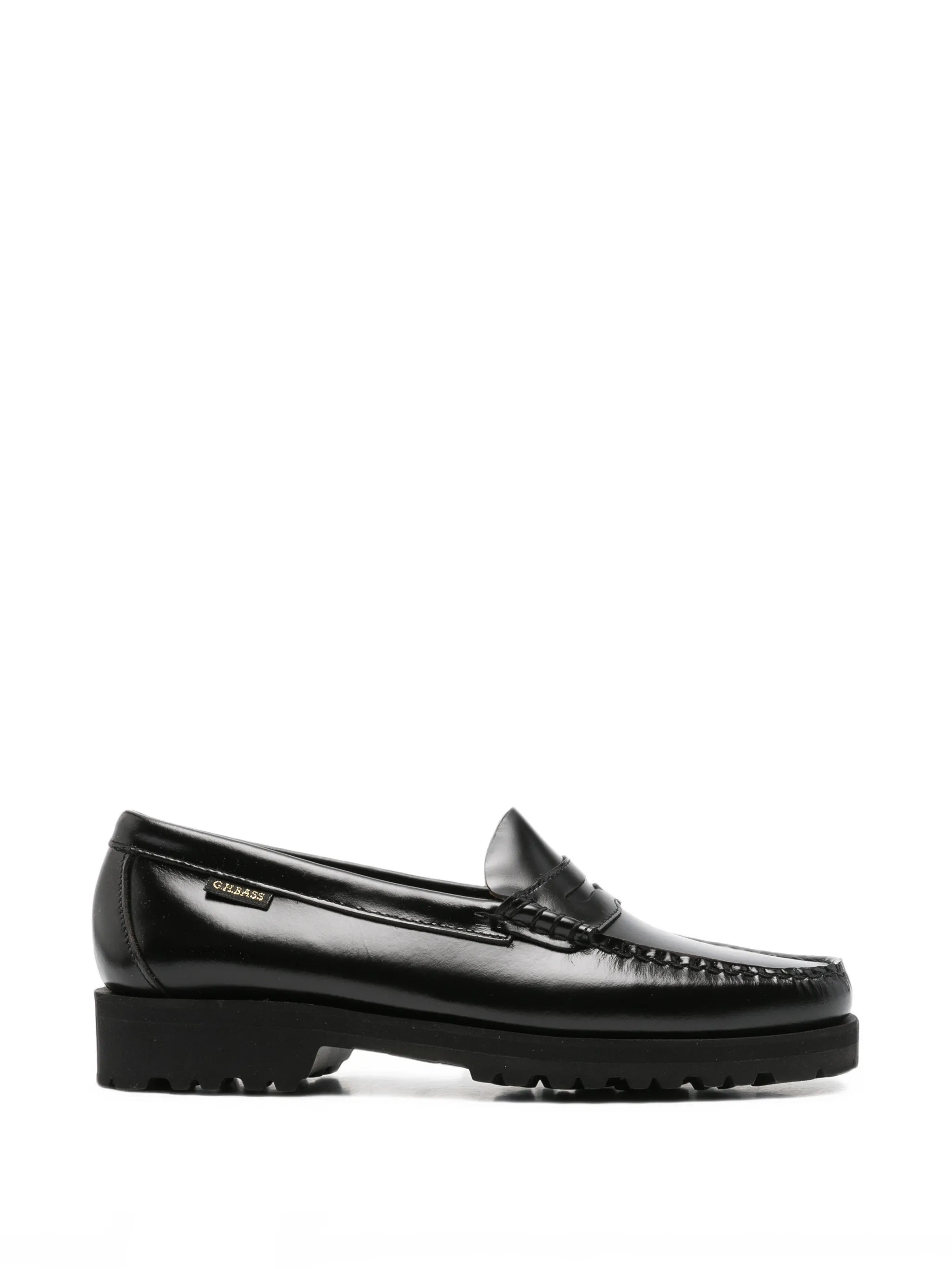 Penny lug-sole loafers