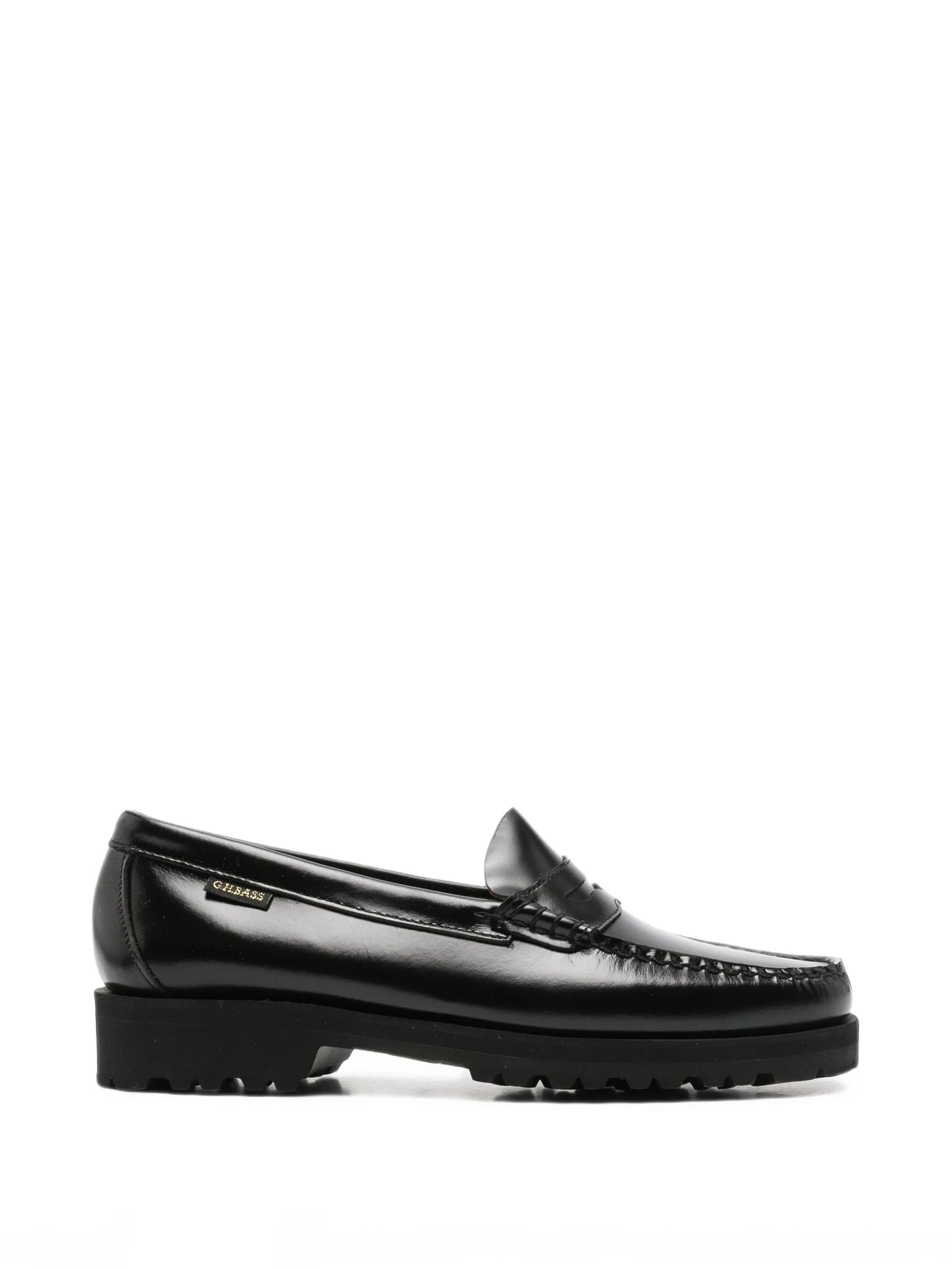 Penny lug-sole loafers
